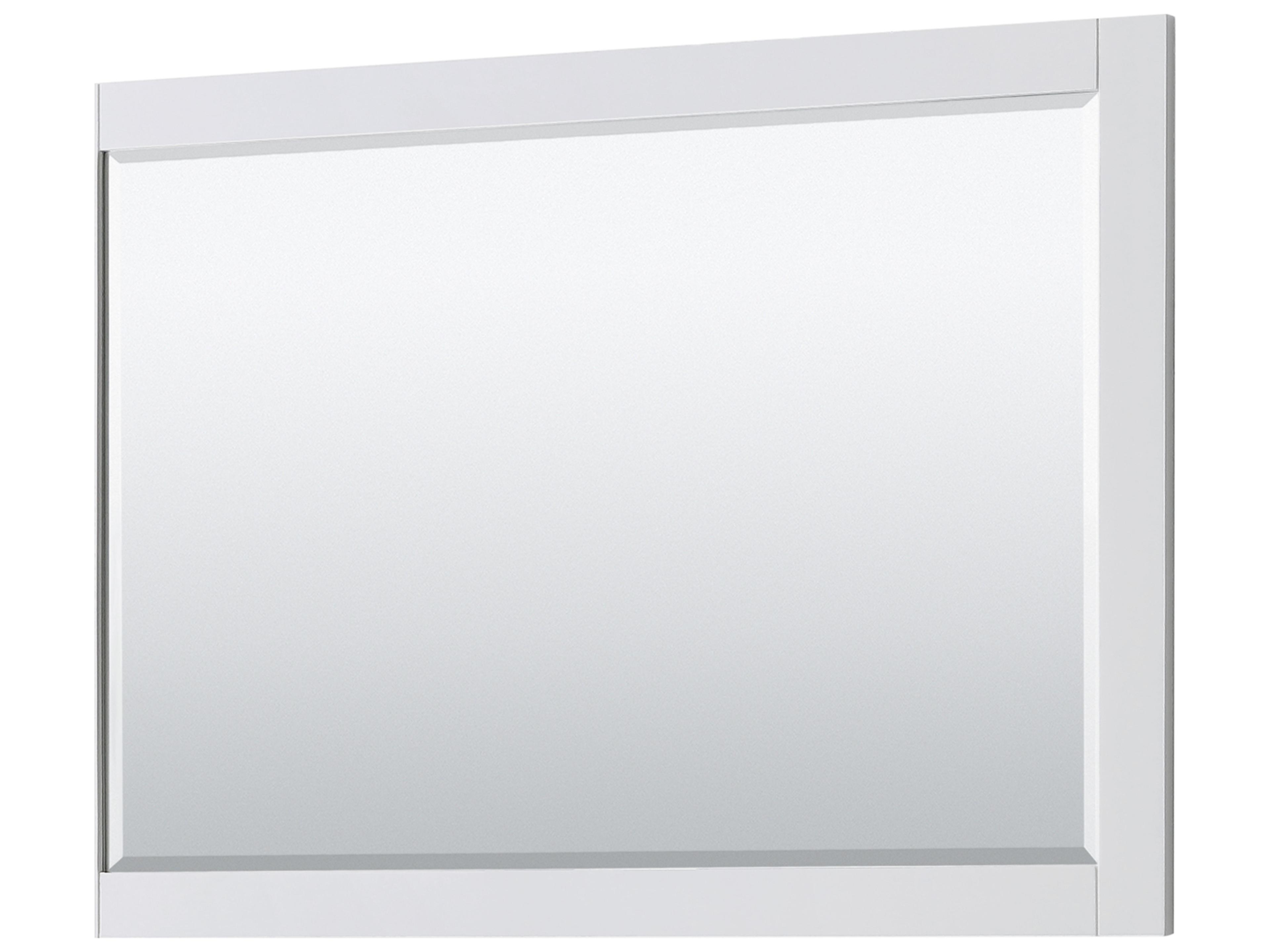 Wyndham Collection Avery 47" White Vanity with 46" Mirror