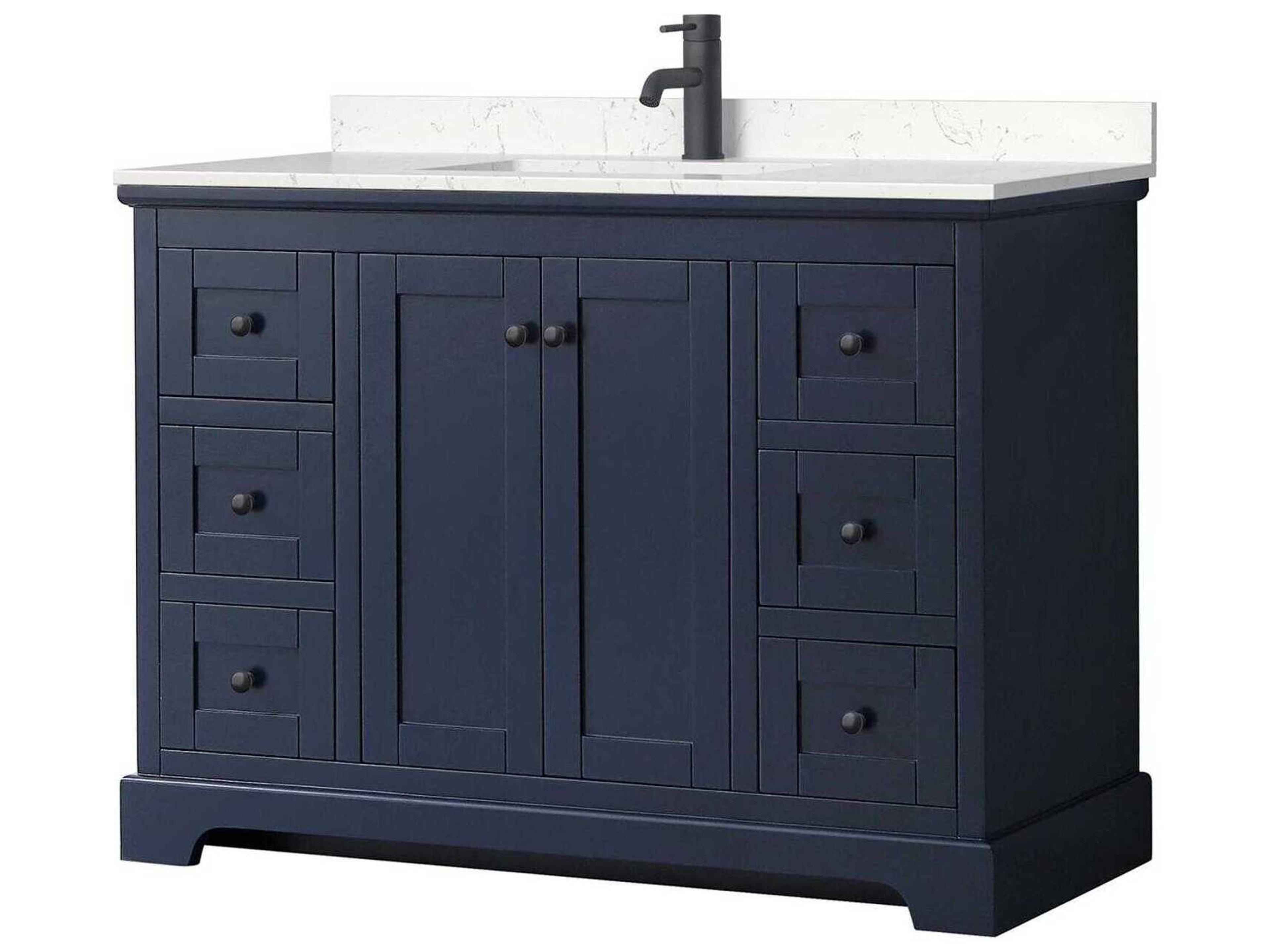Avery 48" Dark Blue Vanity