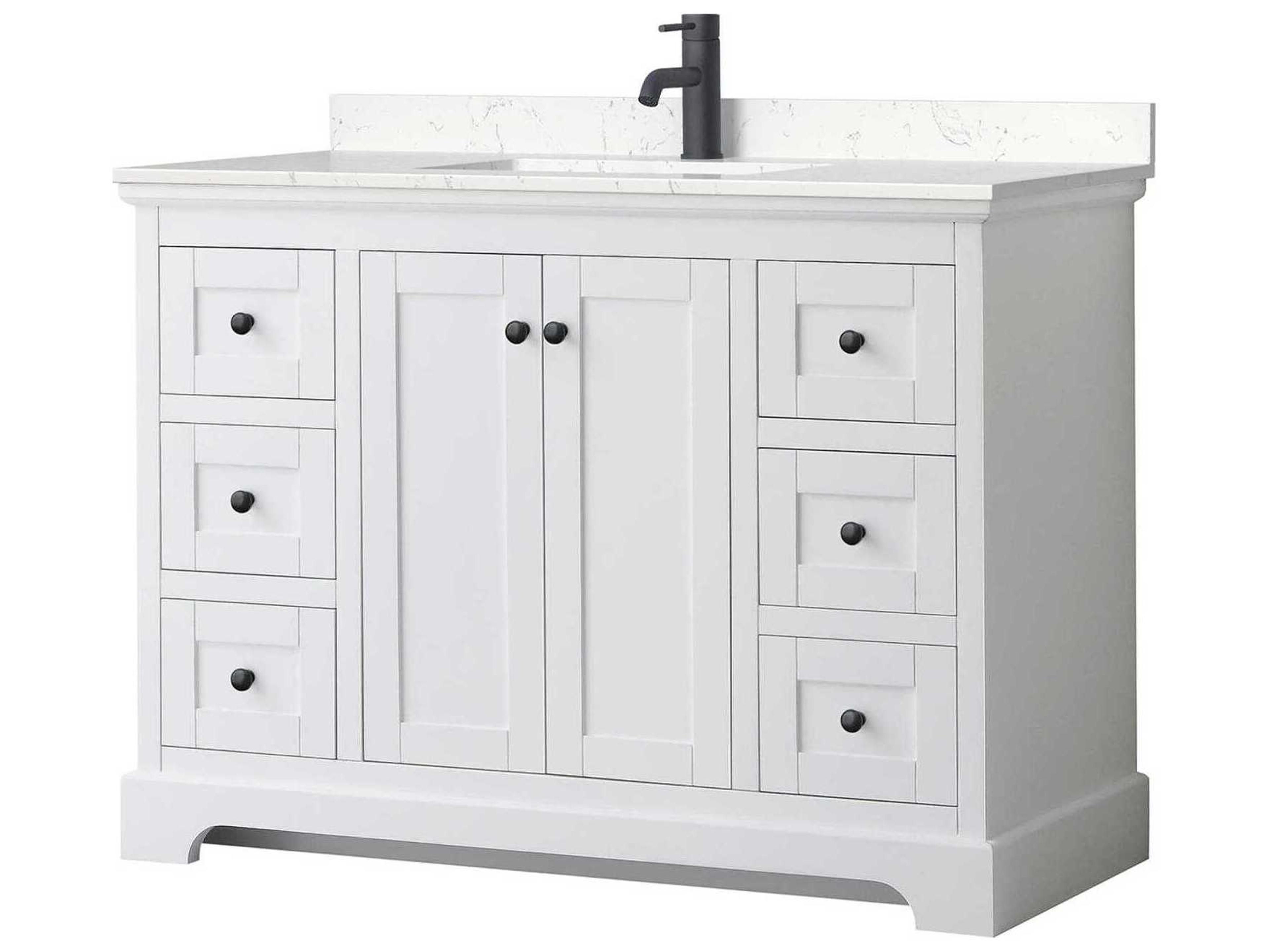 Avery 48" White Vanity