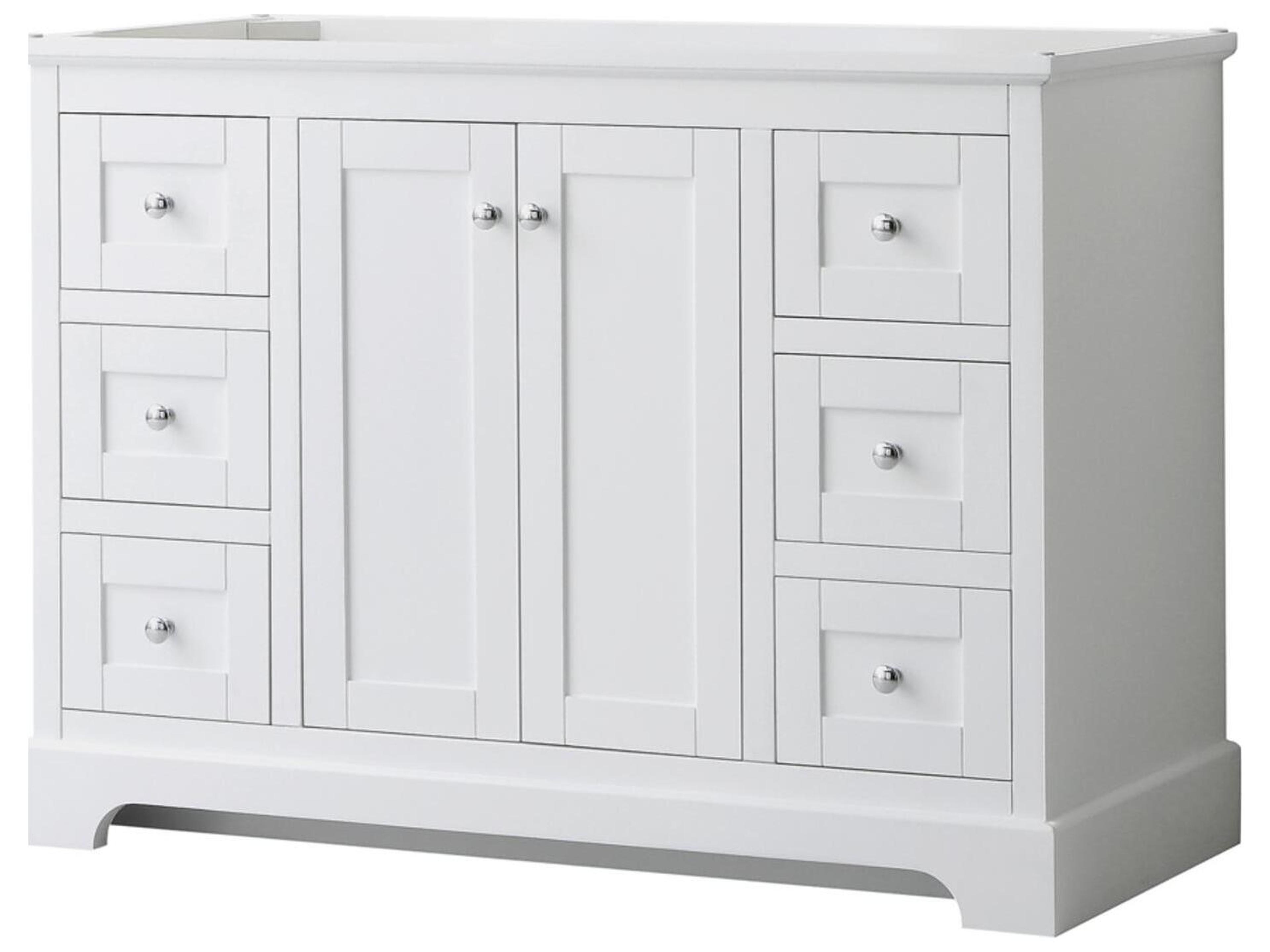 Avery 47" White Vanity