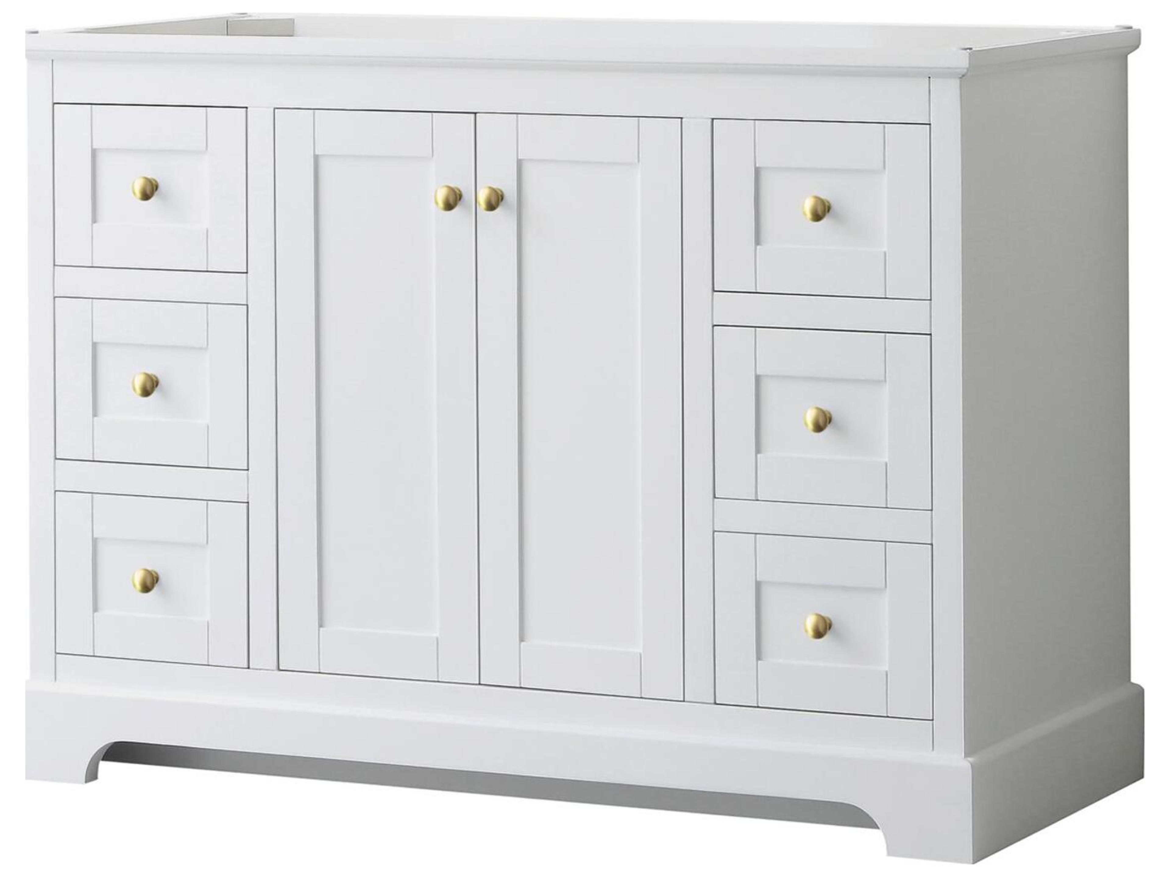 Wyndham Collection Avery 47" White Vanity