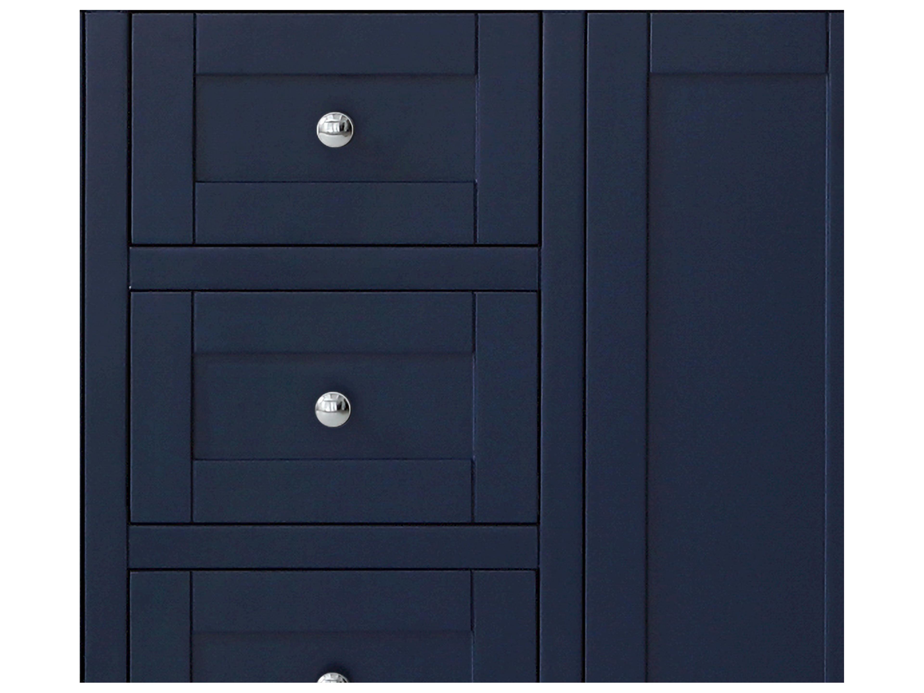 Wyndham Collection Avery 59" Dark Blue Vanity