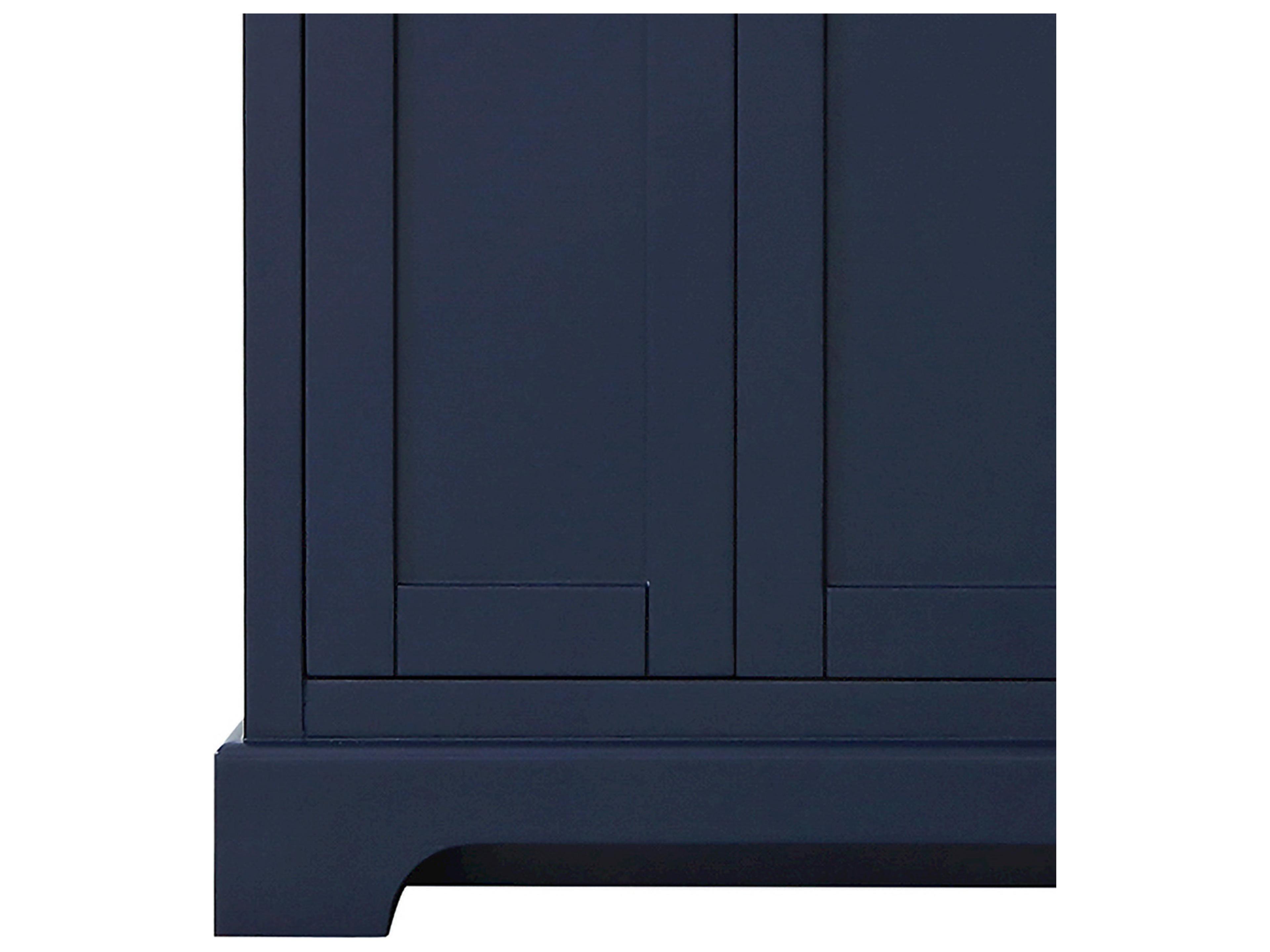 Wyndham Collection Avery 59" Dark Blue Vanity