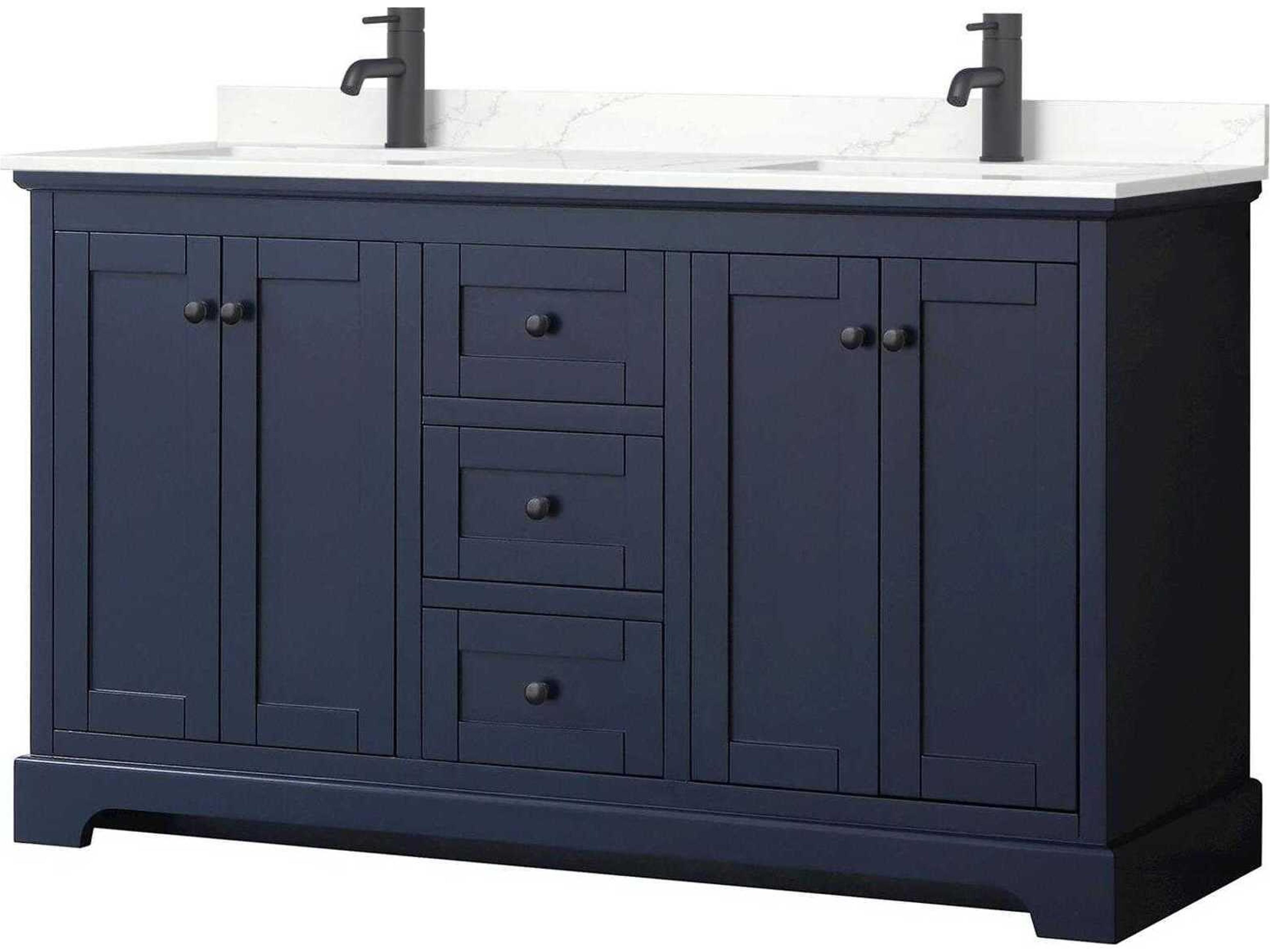 Avery 60" Dark Blue Vanity