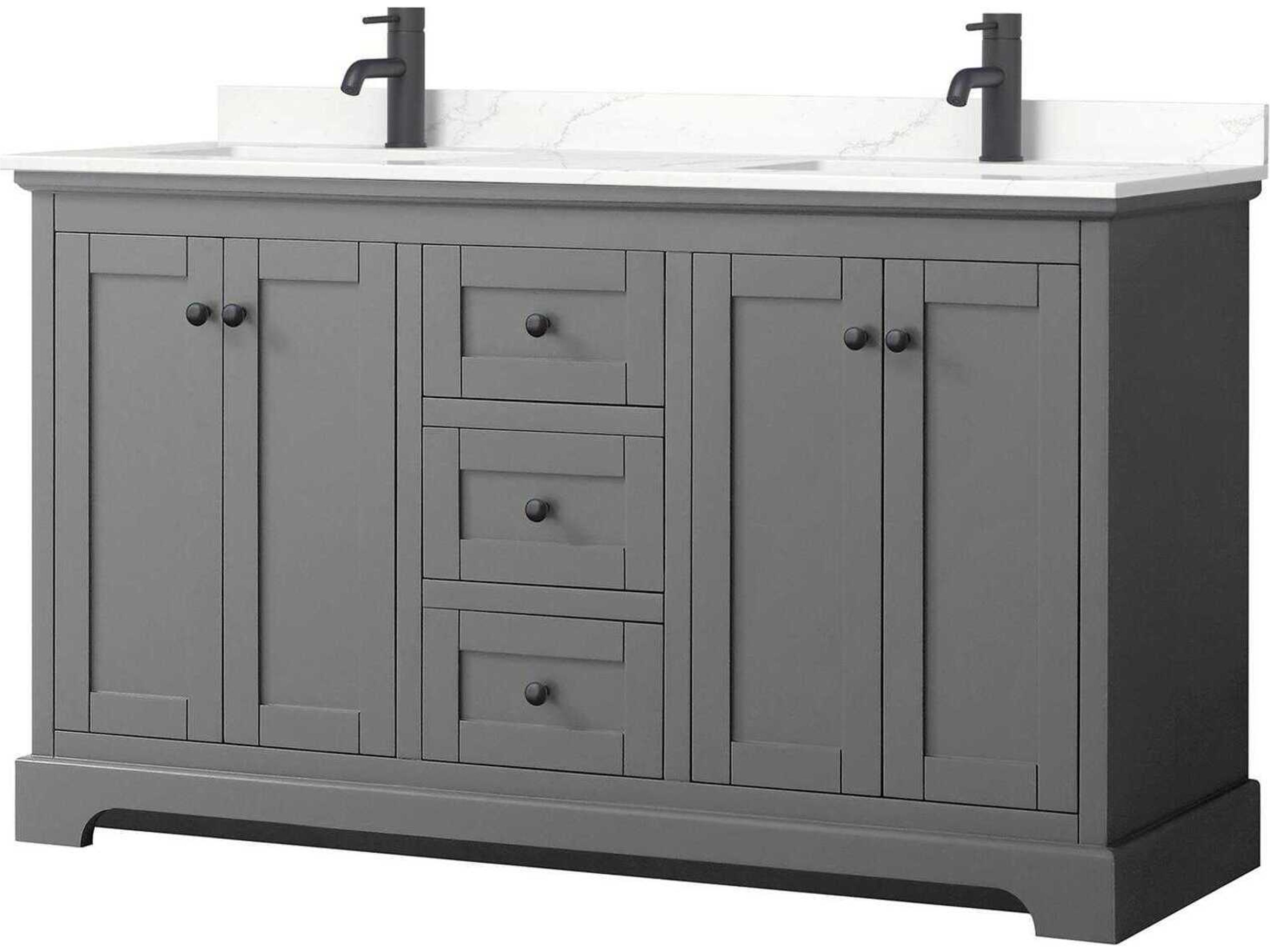 Avery 60" Dark Gray Vanity