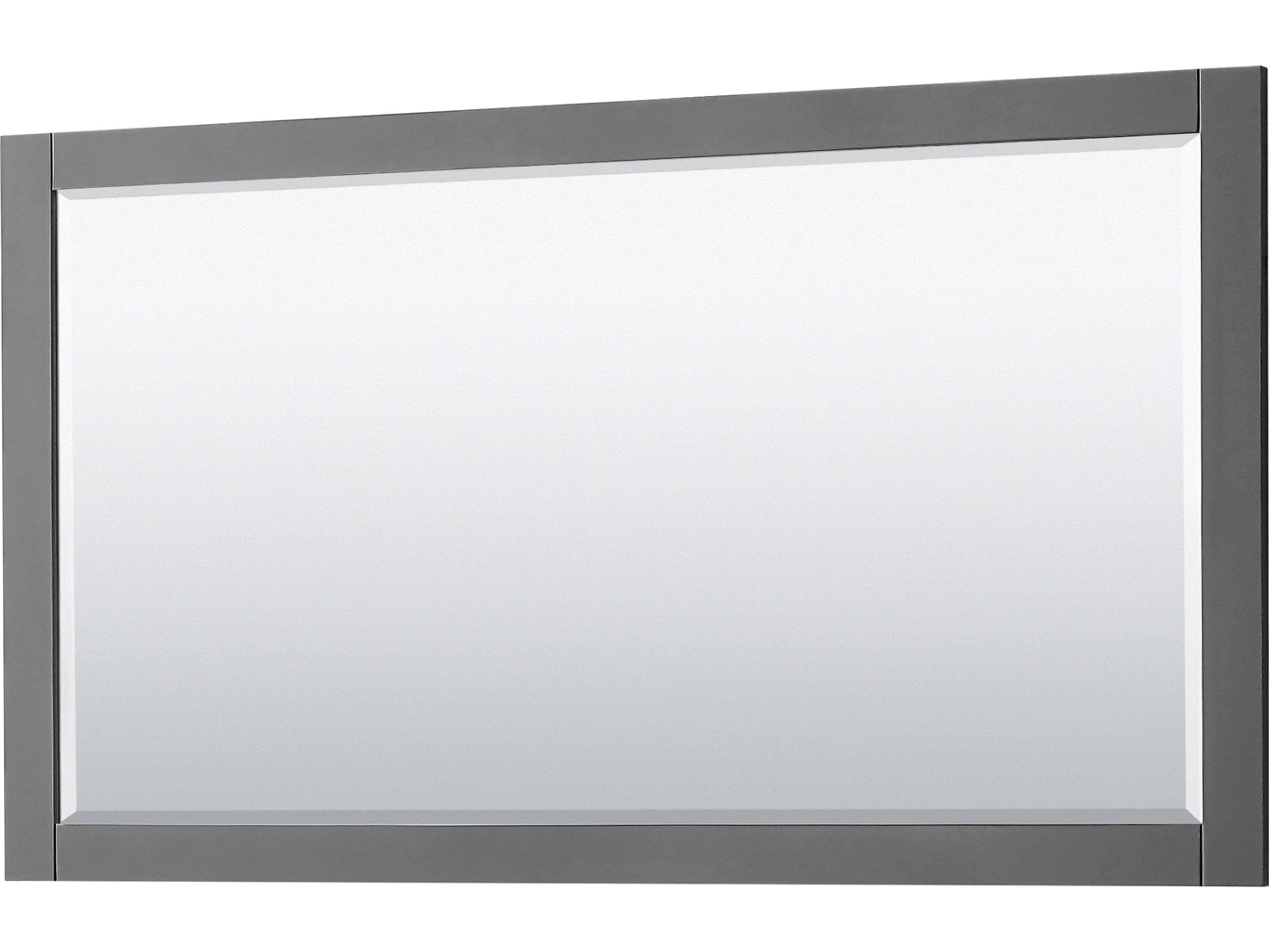 Wyndham Collection Avery 59" Dark Gray Vanity with 58" Mirror