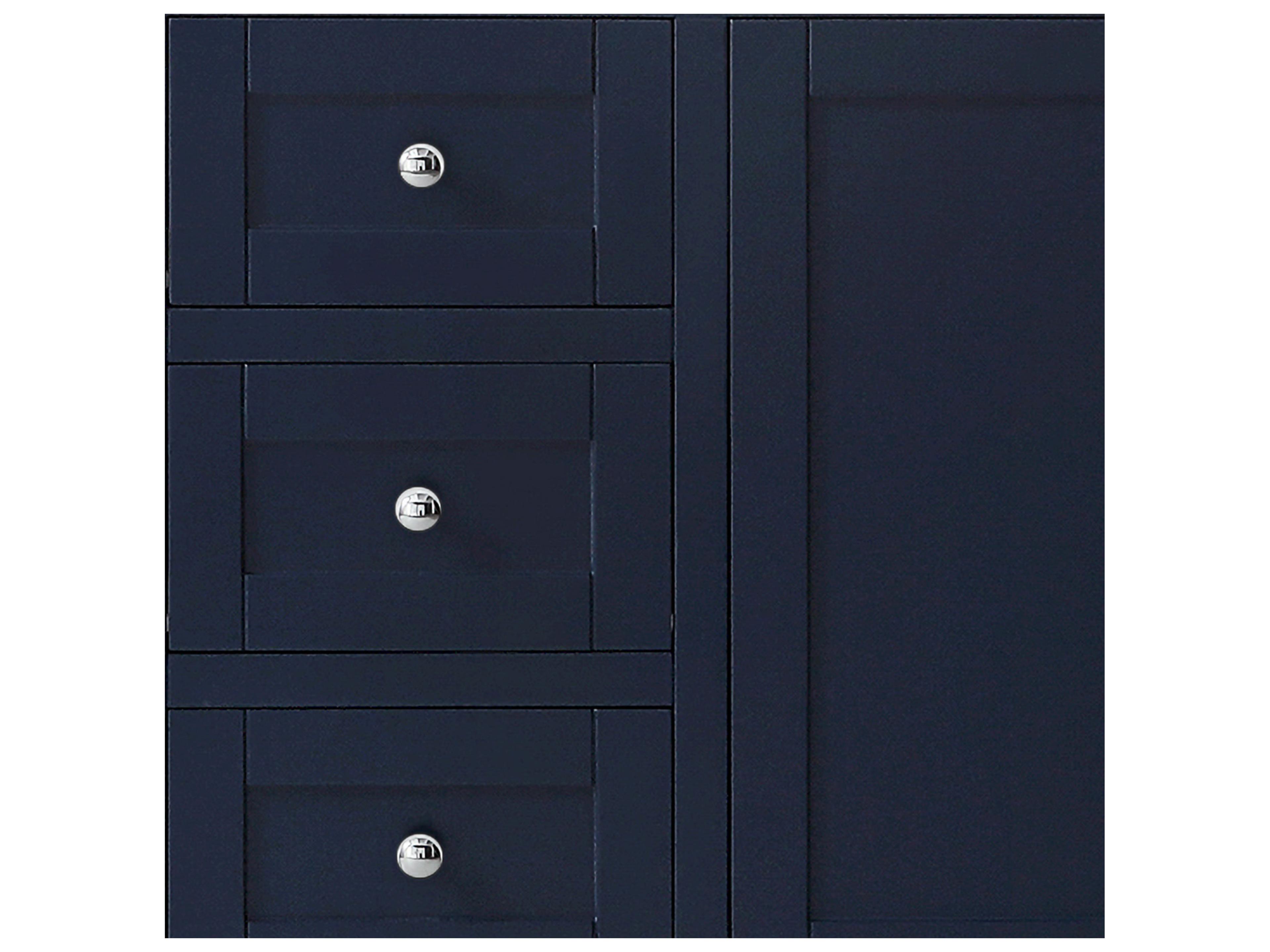 Wyndham Collection Avery 71" Dark Blue Vanity