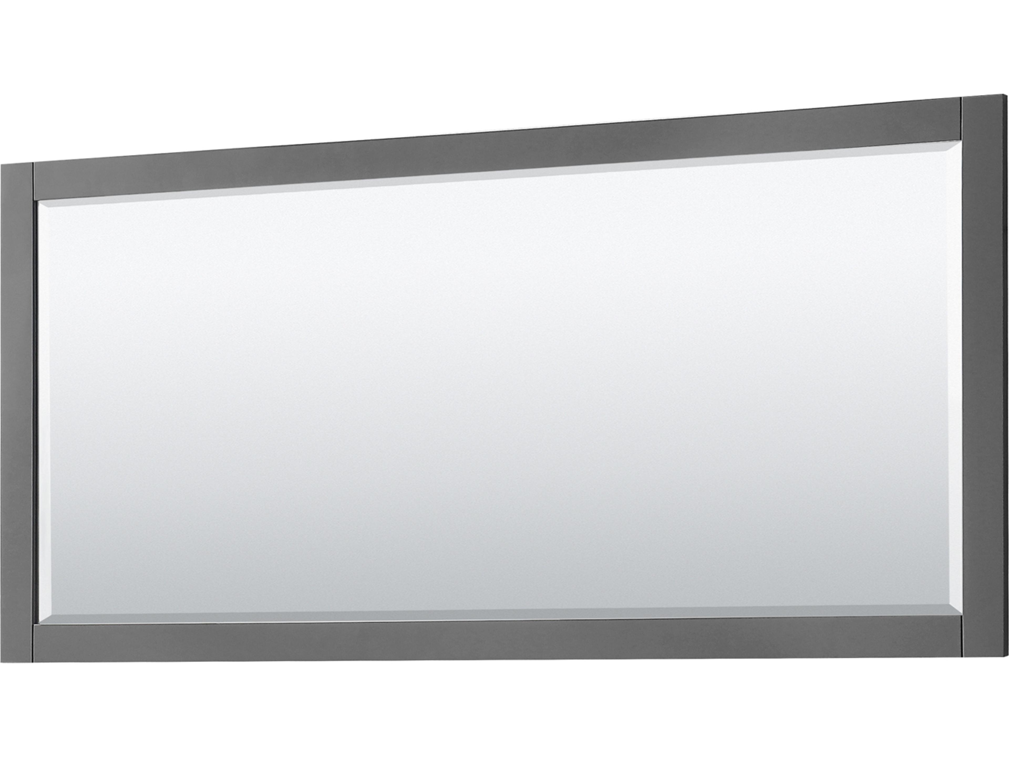 Wyndham Collection Avery 71" Dark Gray Vanity with 70" Mirror