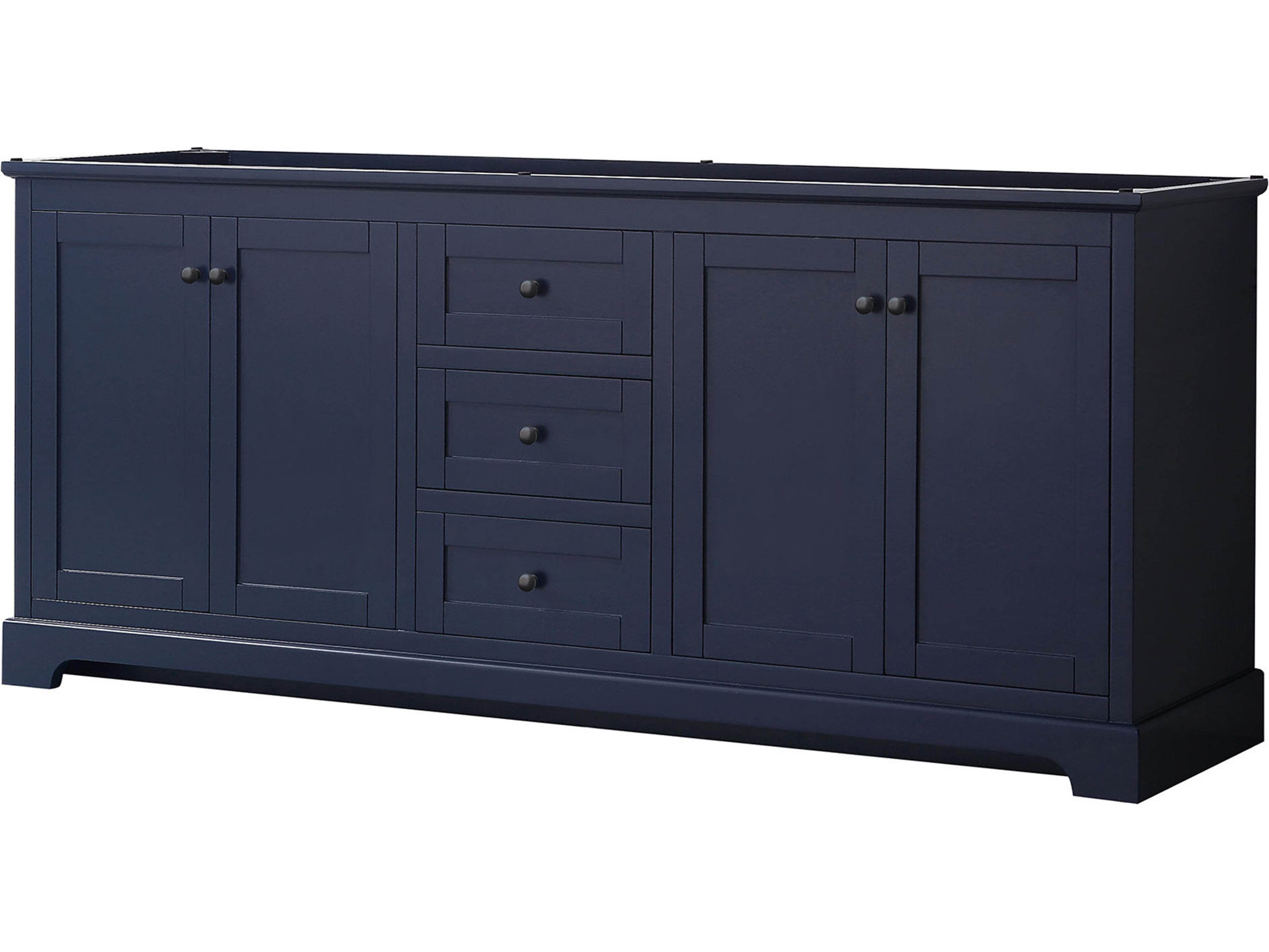 Avery 79" Dark Blue Vanity