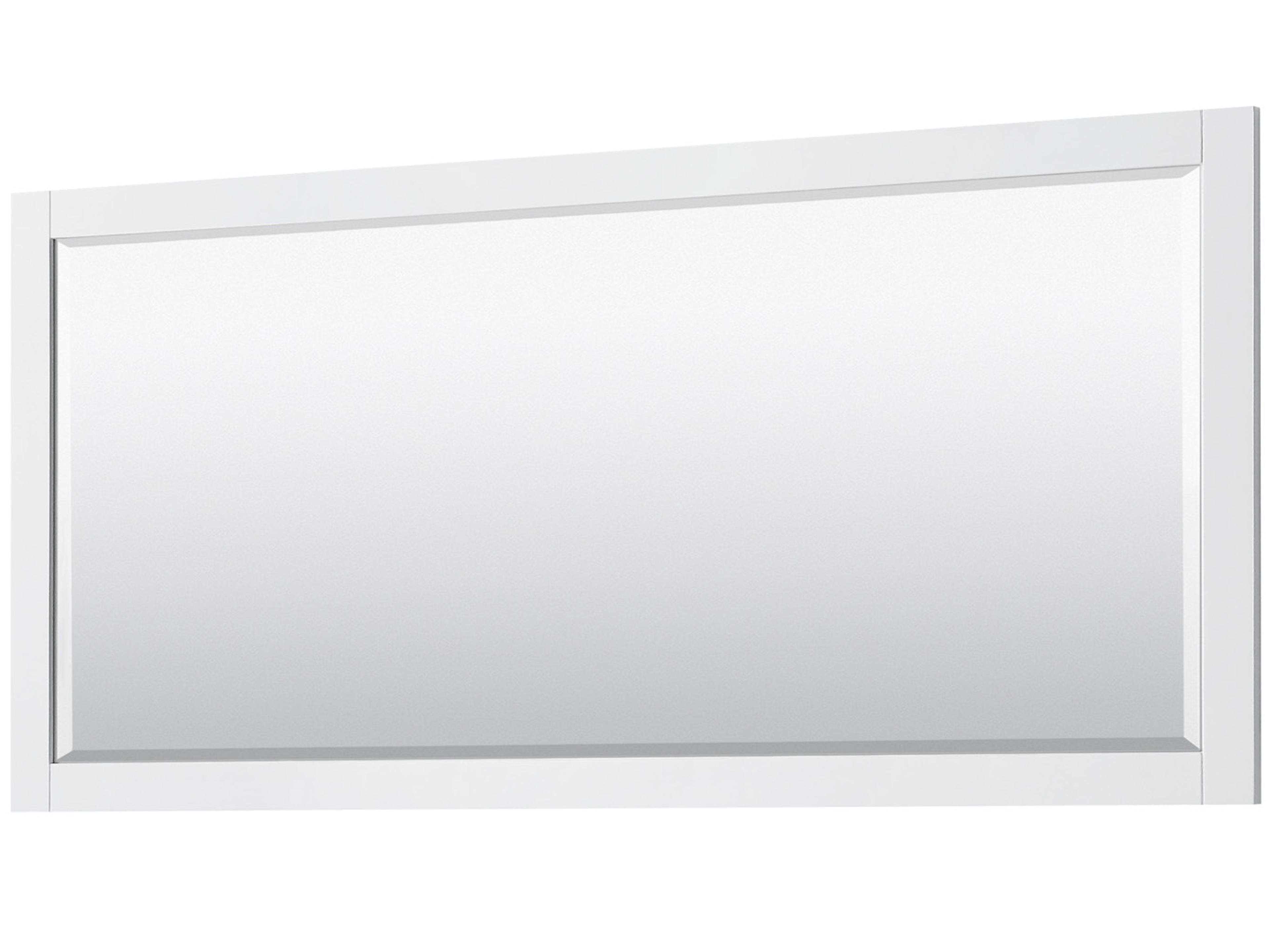 Wyndham Collection Avery 79" White Vanity with 70" Mirror