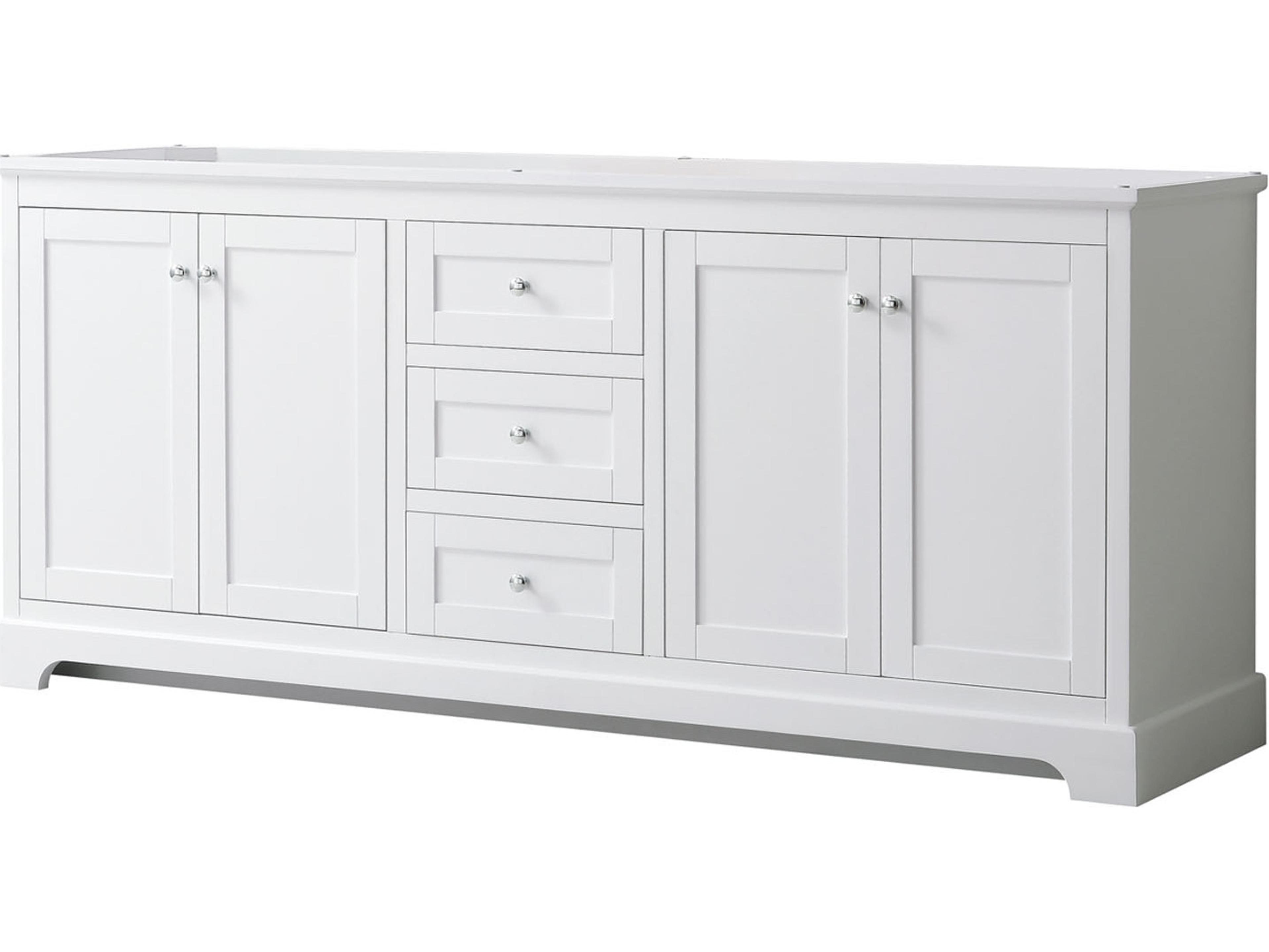 Avery 79" White Vanity