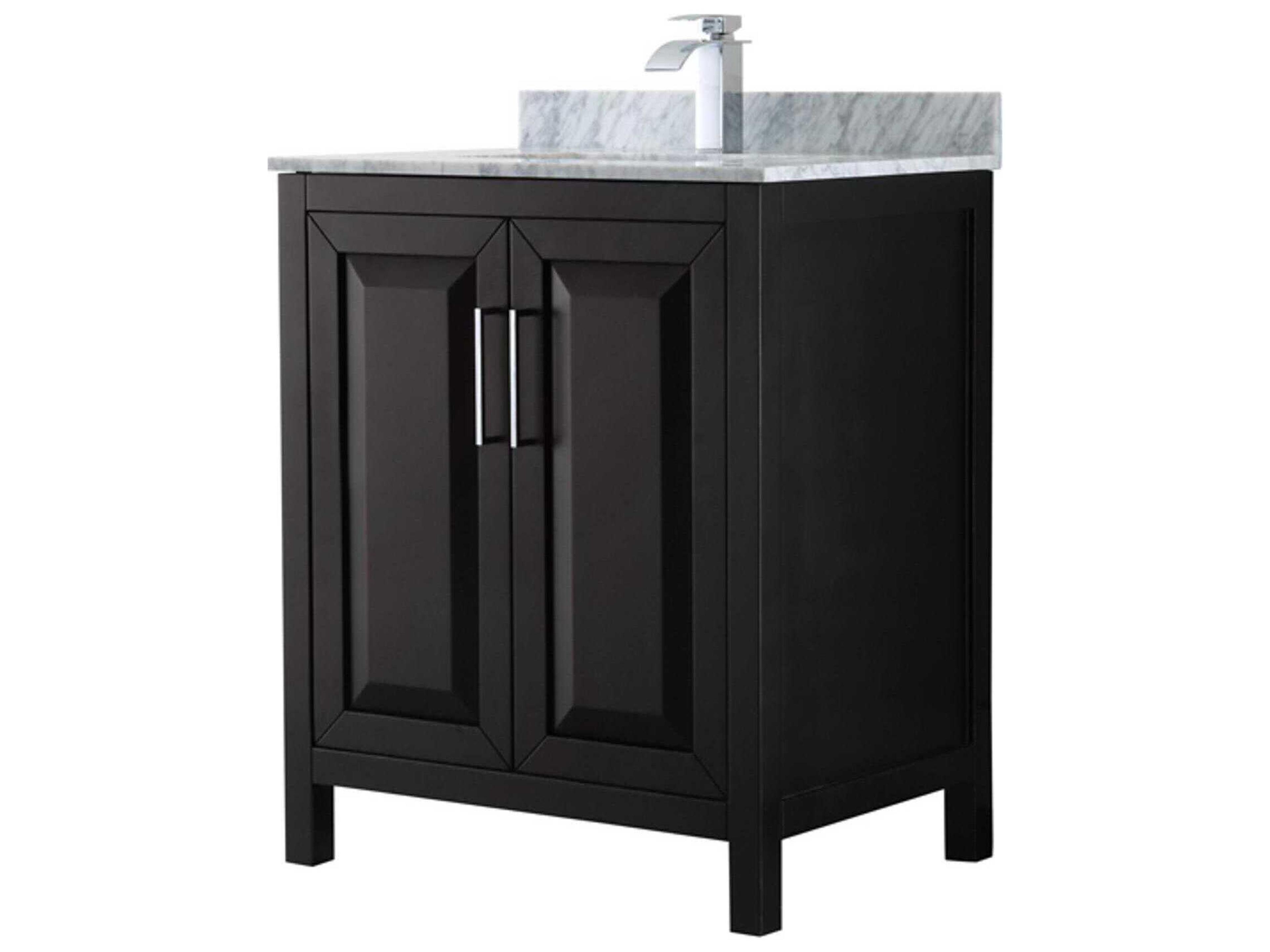 Wyndham Collection Daria 30" Dark Espresso Vanity