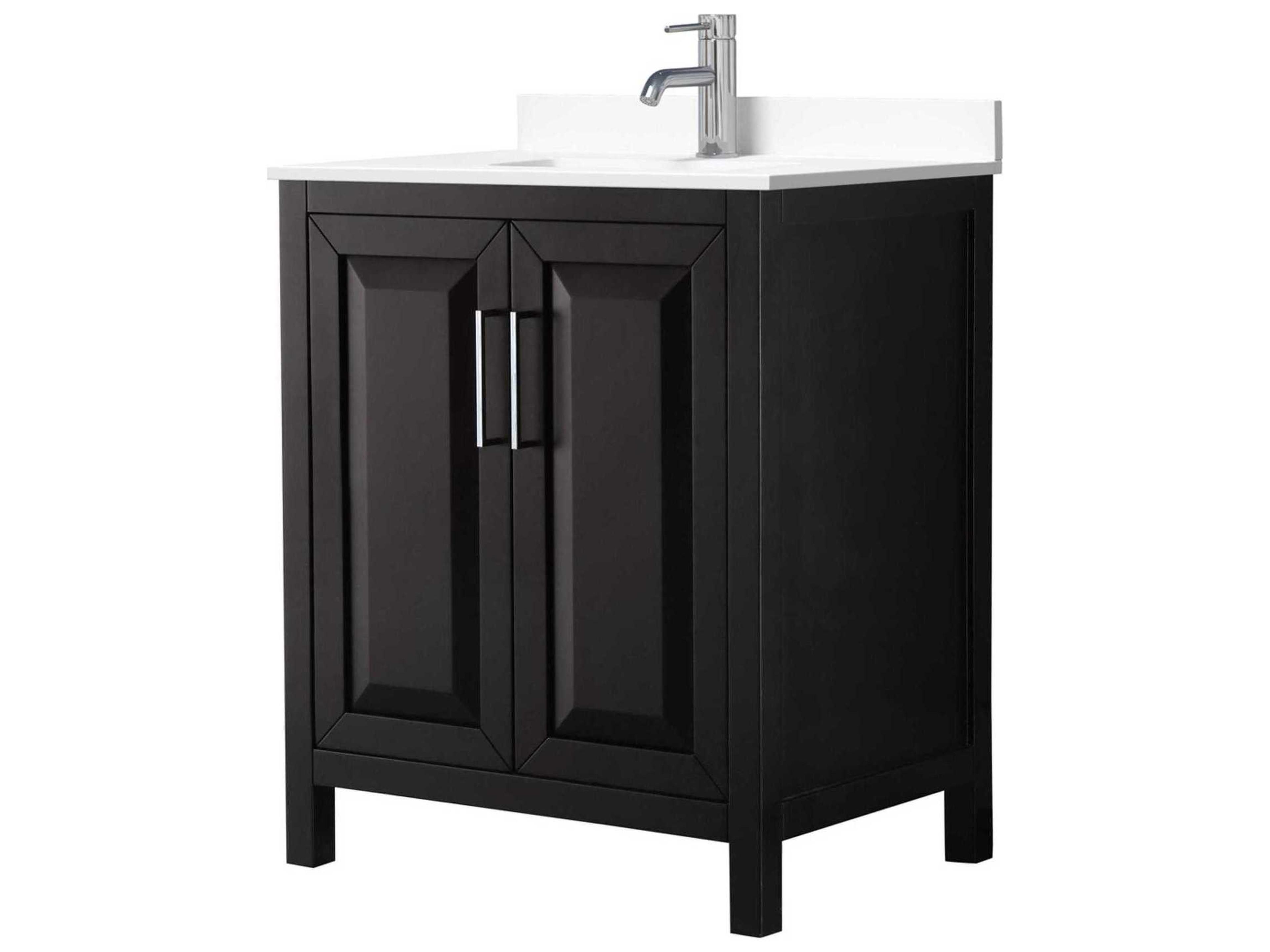 Wyndham Collection Daria 30" Dark Espresso Vanity