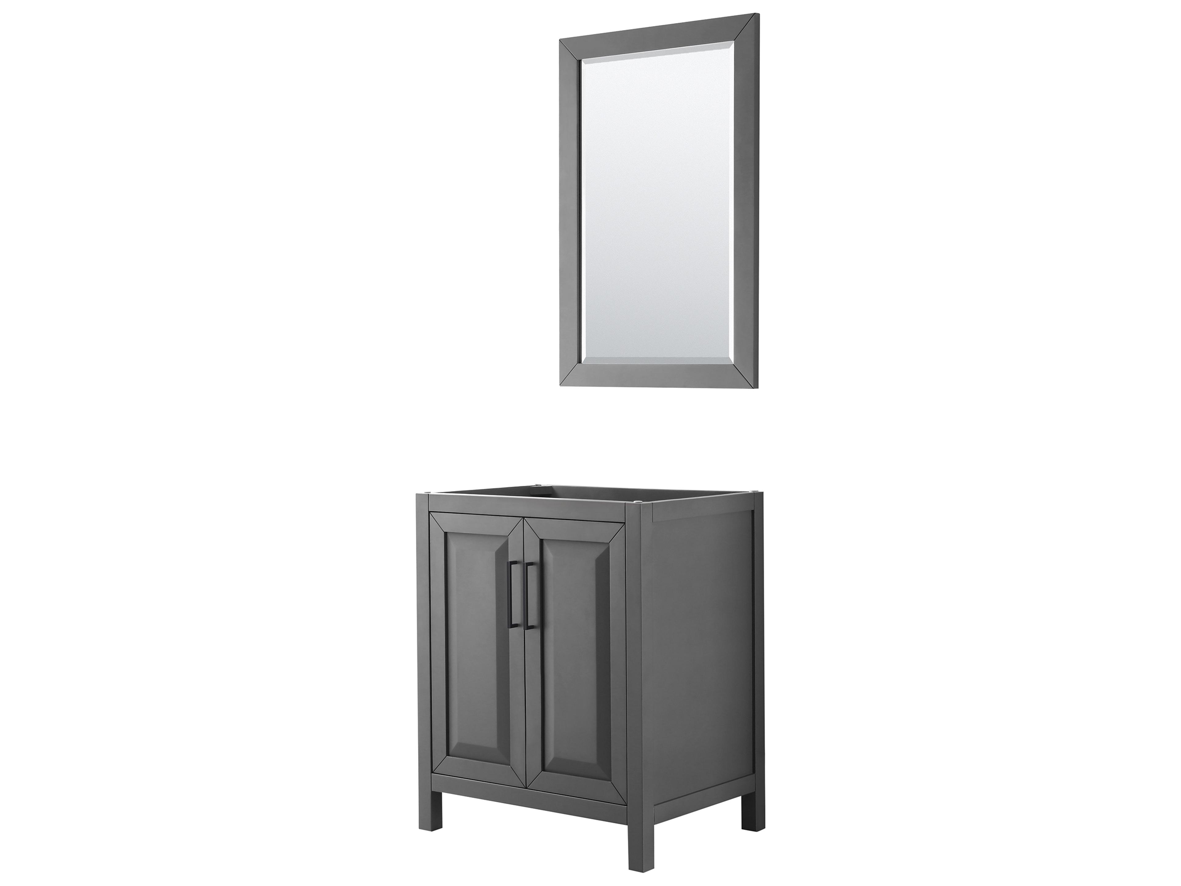 Daria 29" Dark Gray Vanity with 24" Mirror