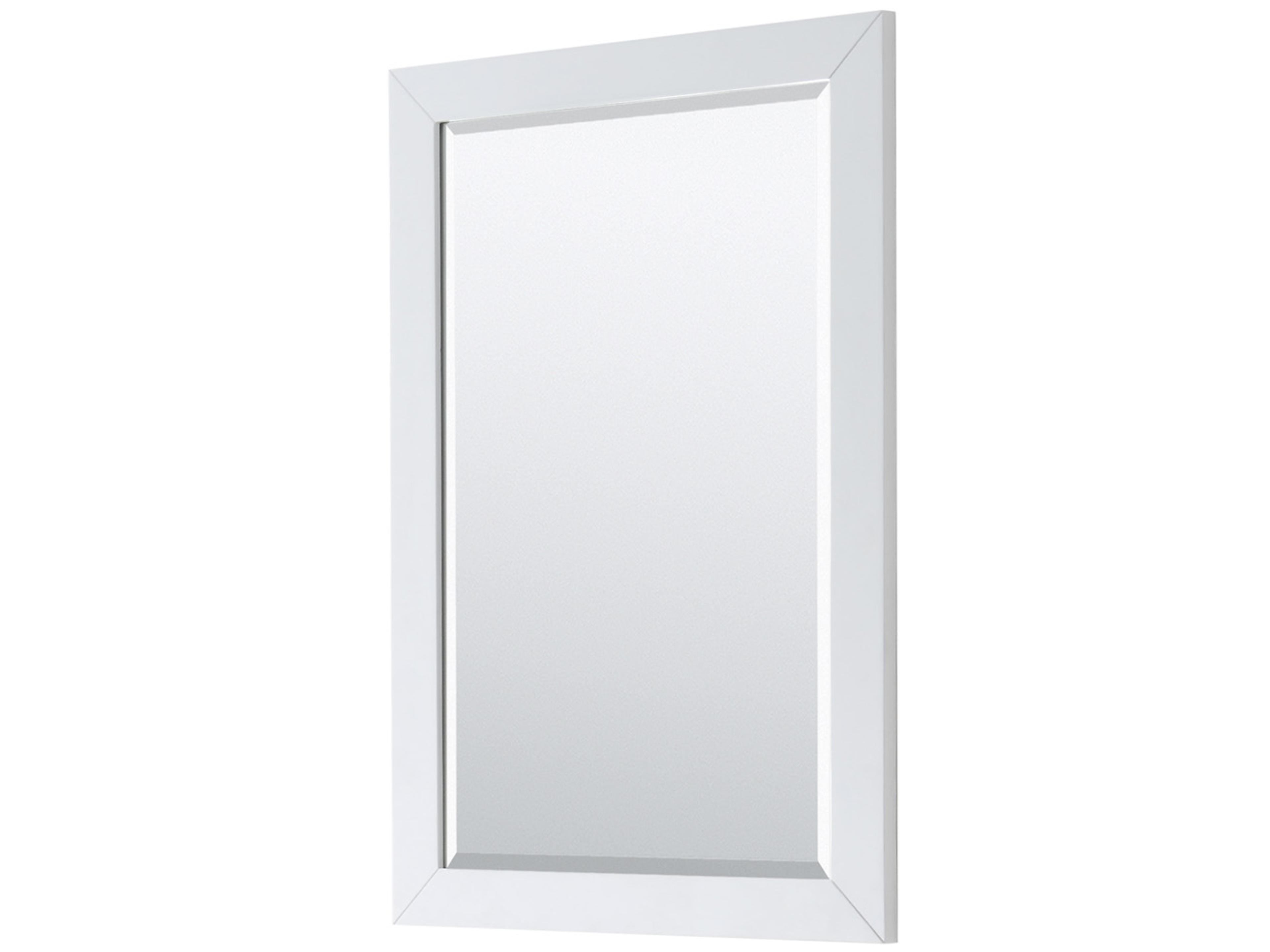 Wyndham Collection Daria 29" White Vanity with 24" Mirror
