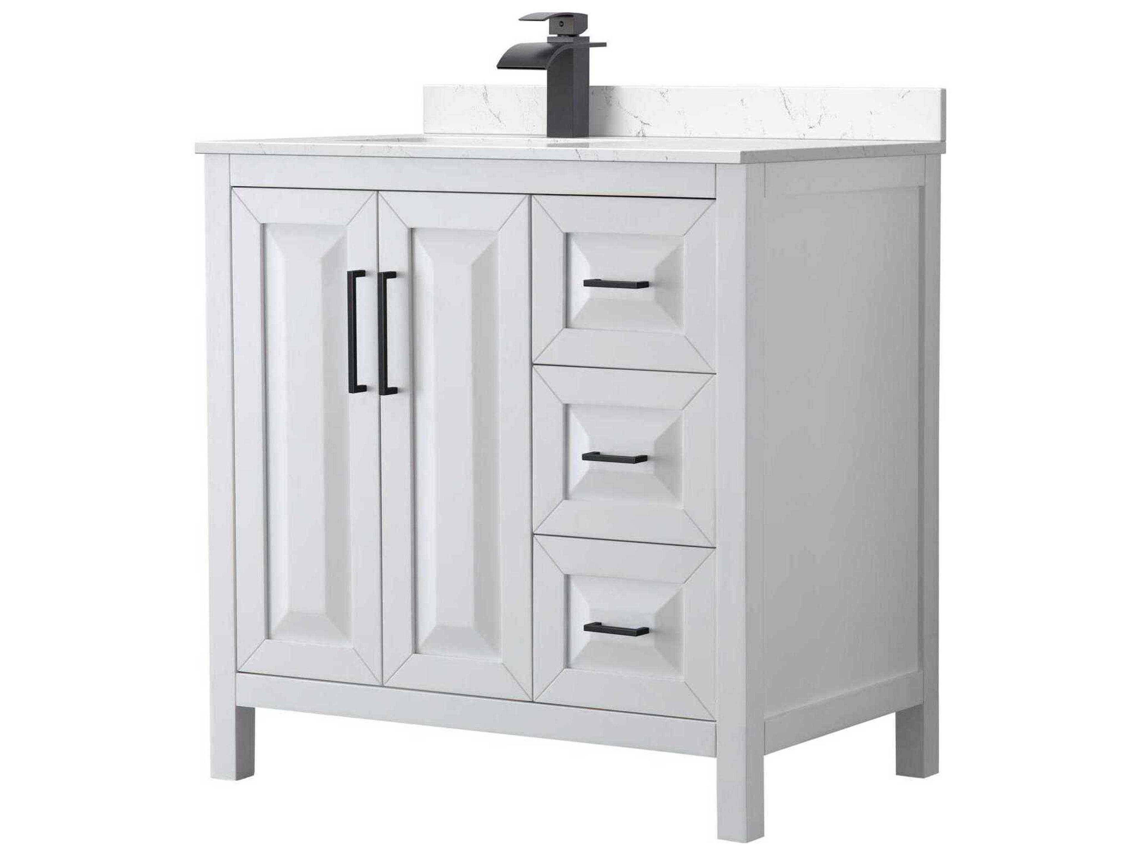 Daria 36" White Vanity