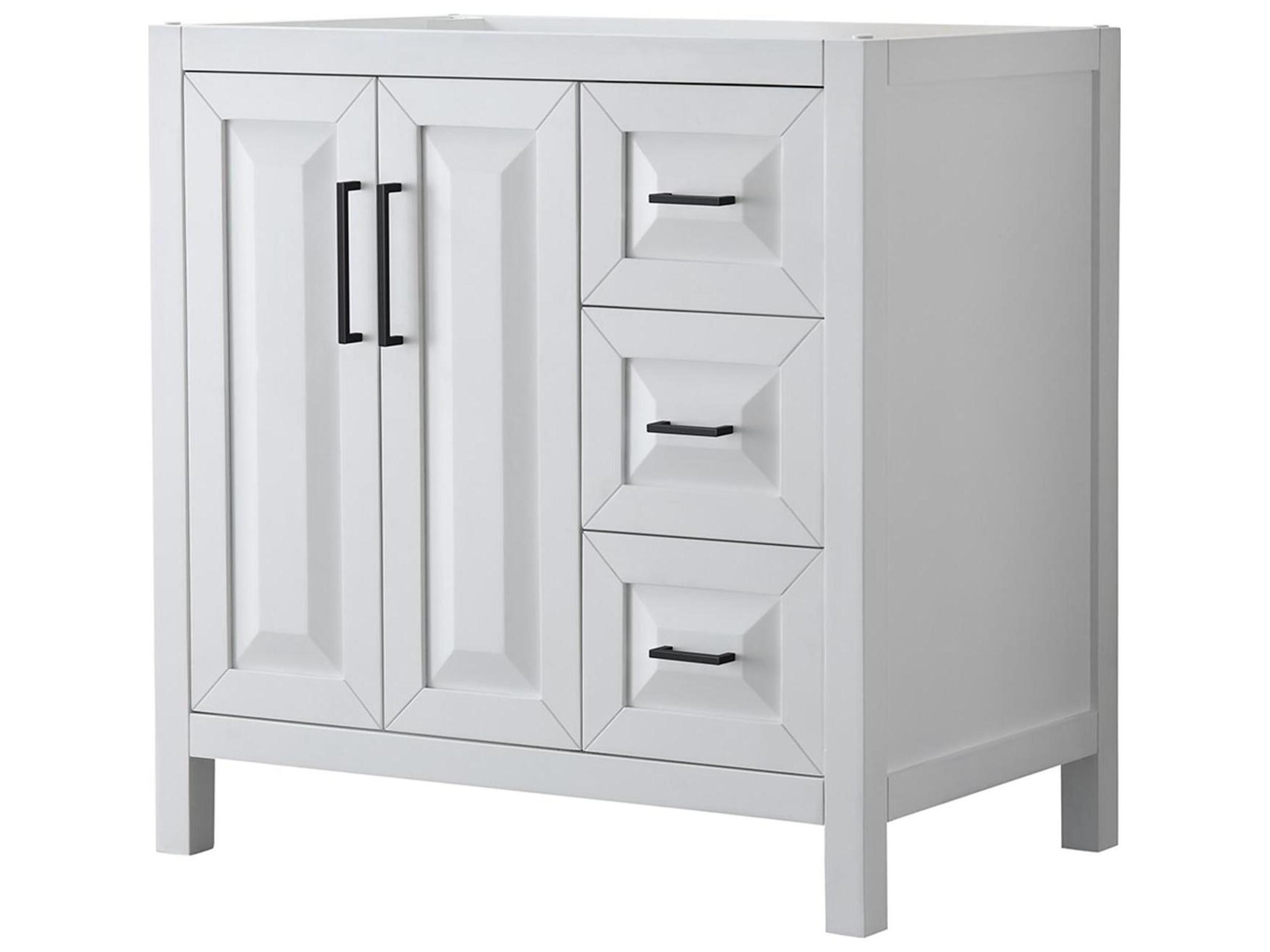 Wyndham Collection Daria 35" White Vanity