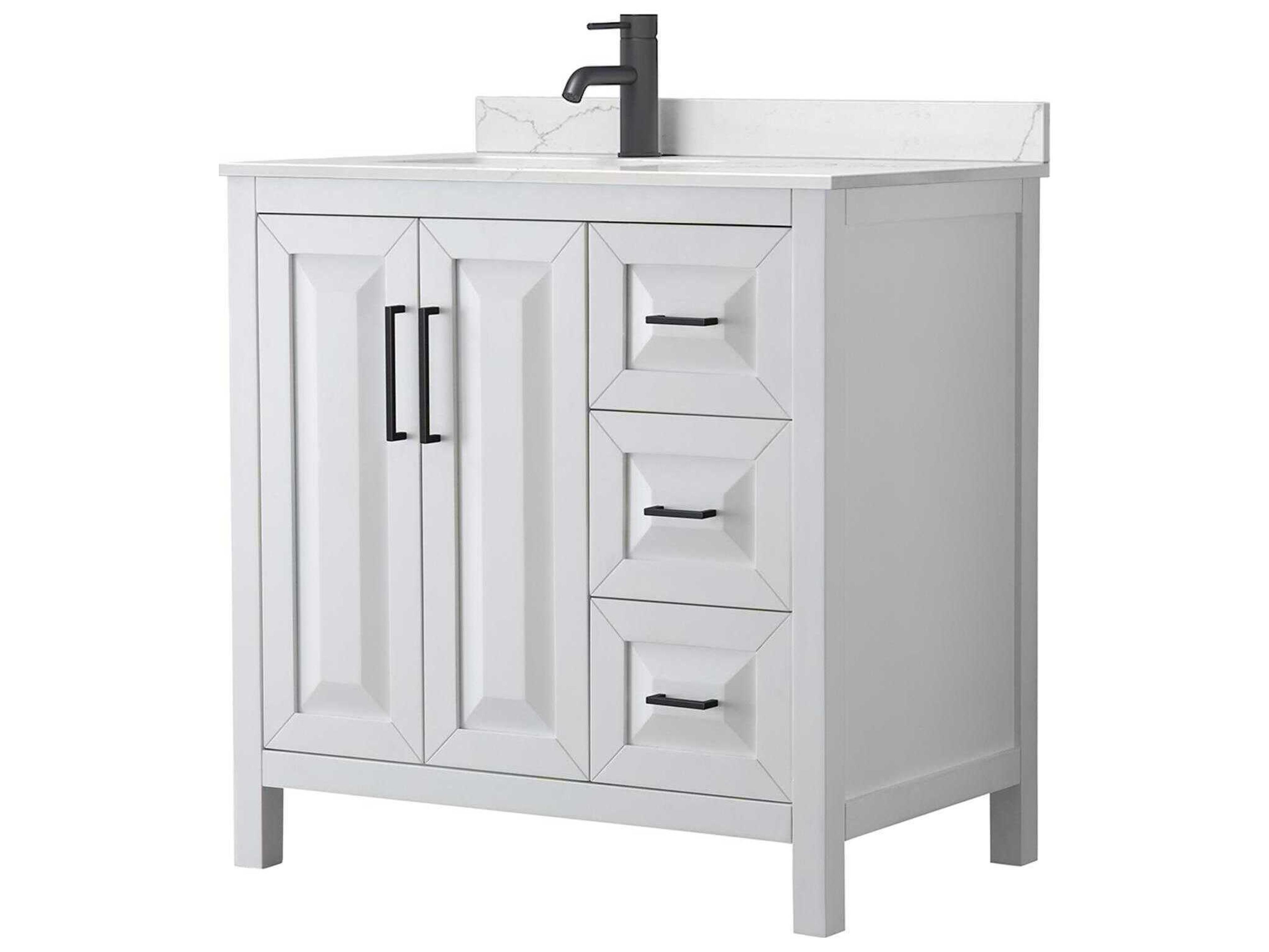 Daria 36" White Vanity
