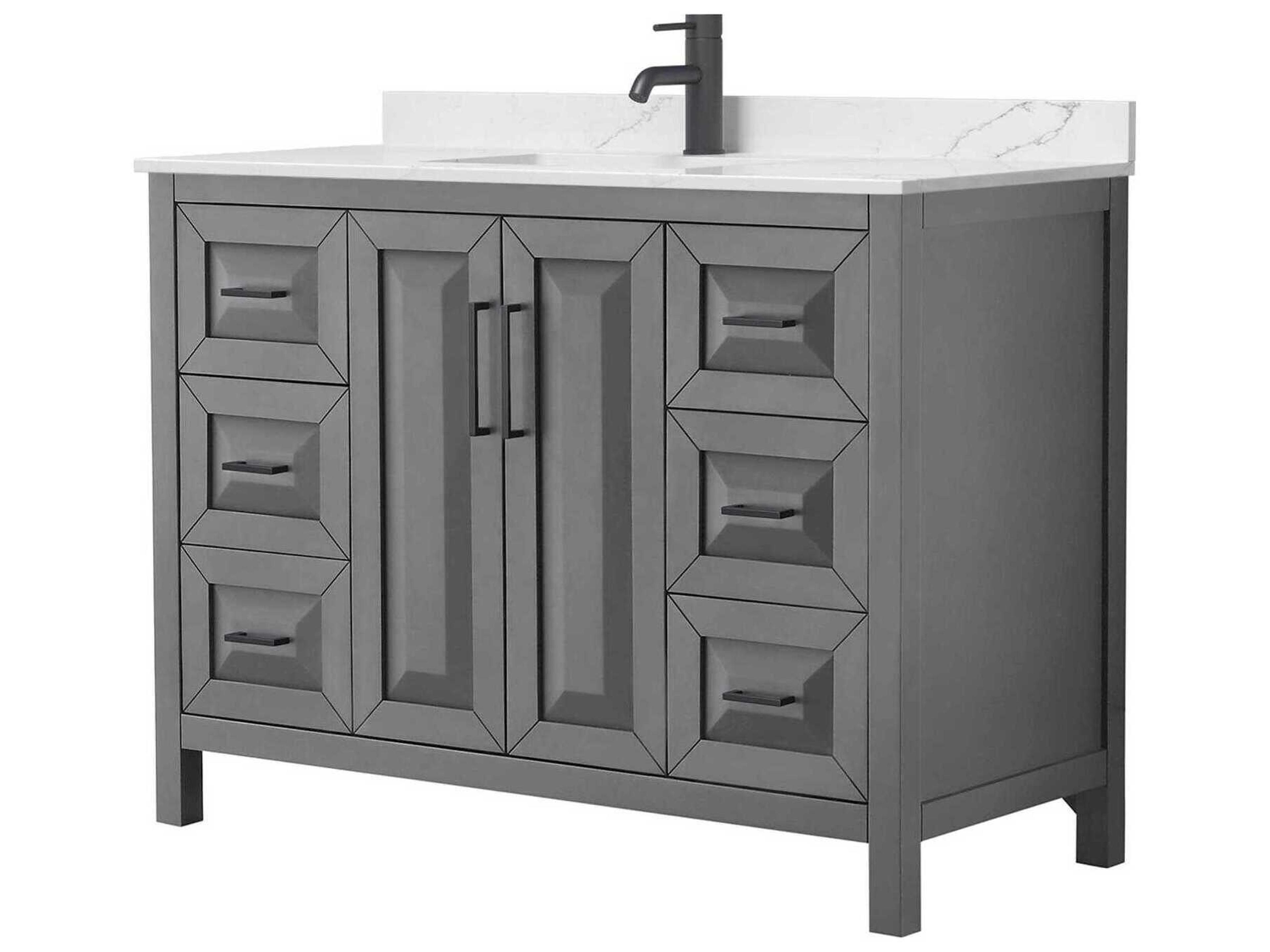 Daria 48" Dark Gray Vanity