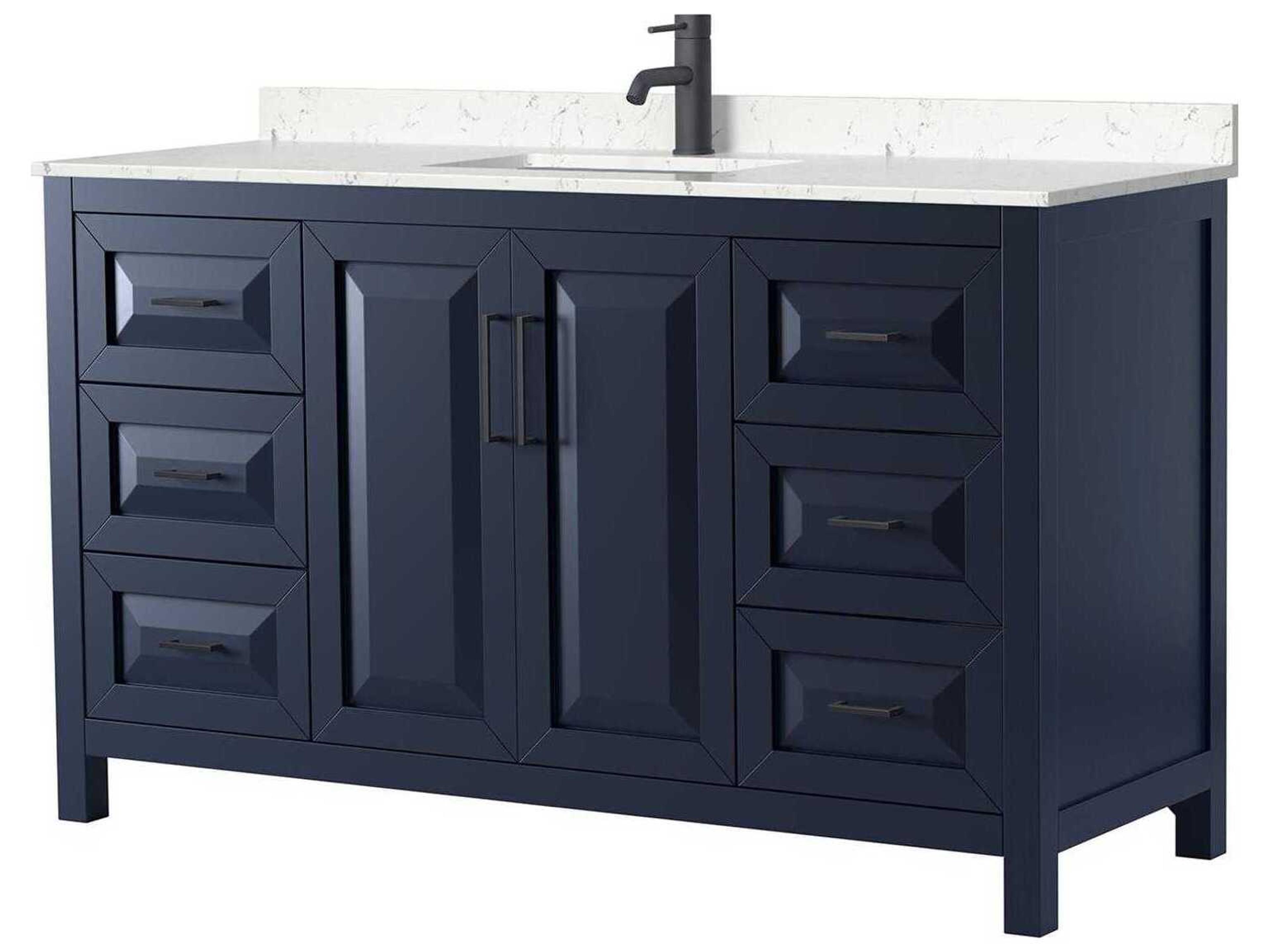 Daria 60" Dark Blue Vanity