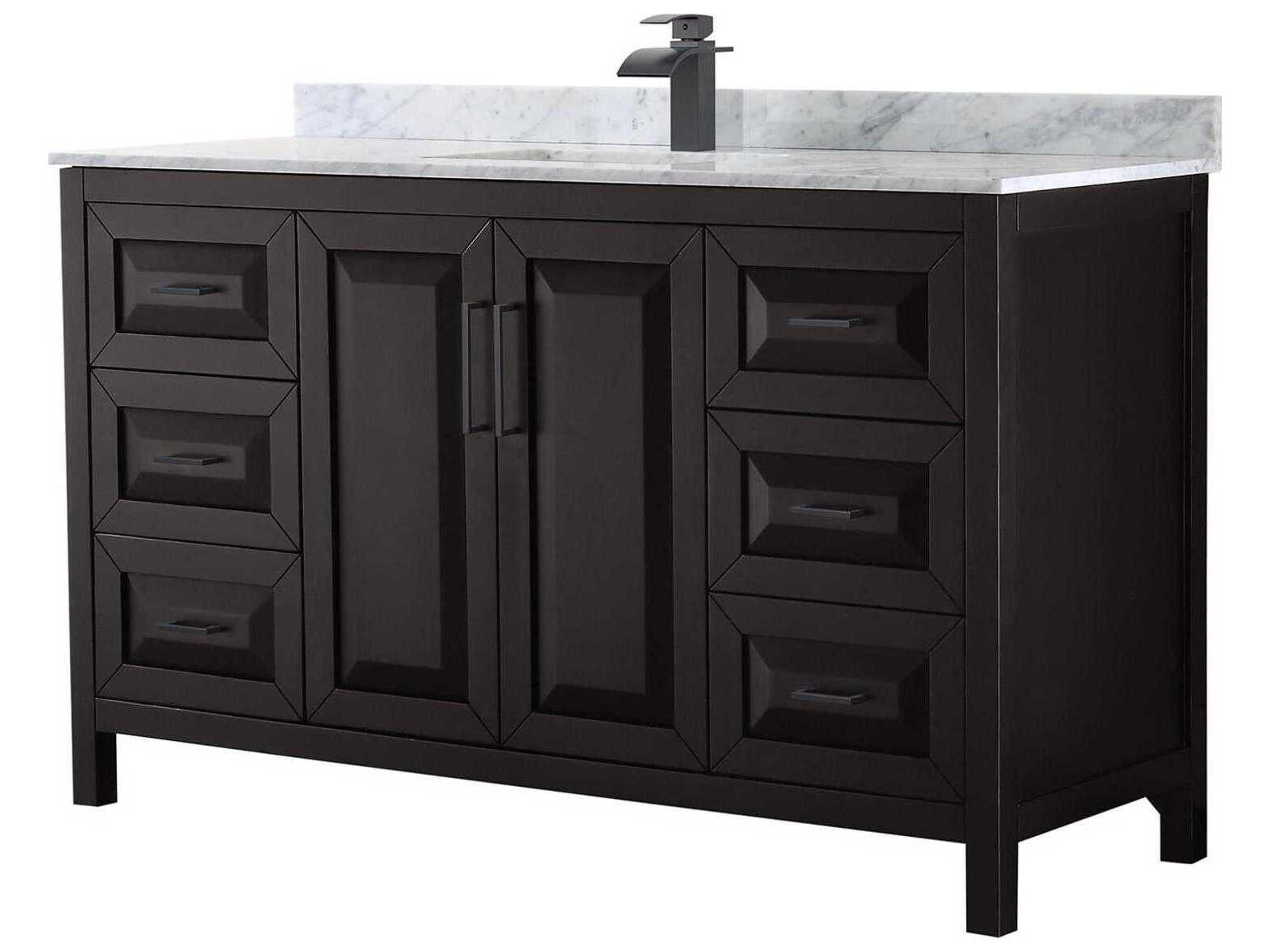 Wyndham Collection Daria 60" Dark Espresso Vanity