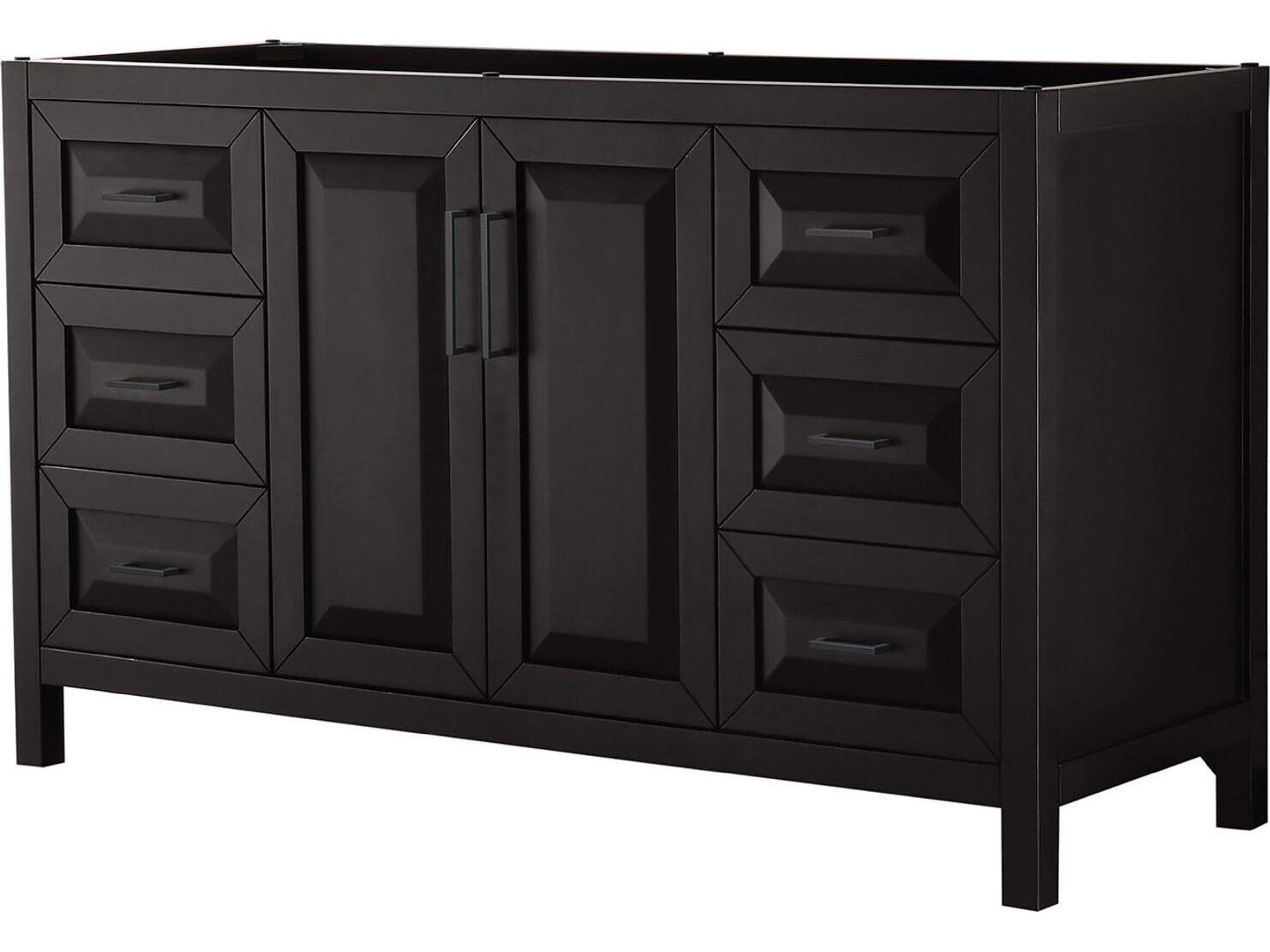 Wyndham Collection Daria 59" Dark Espresso Vanity