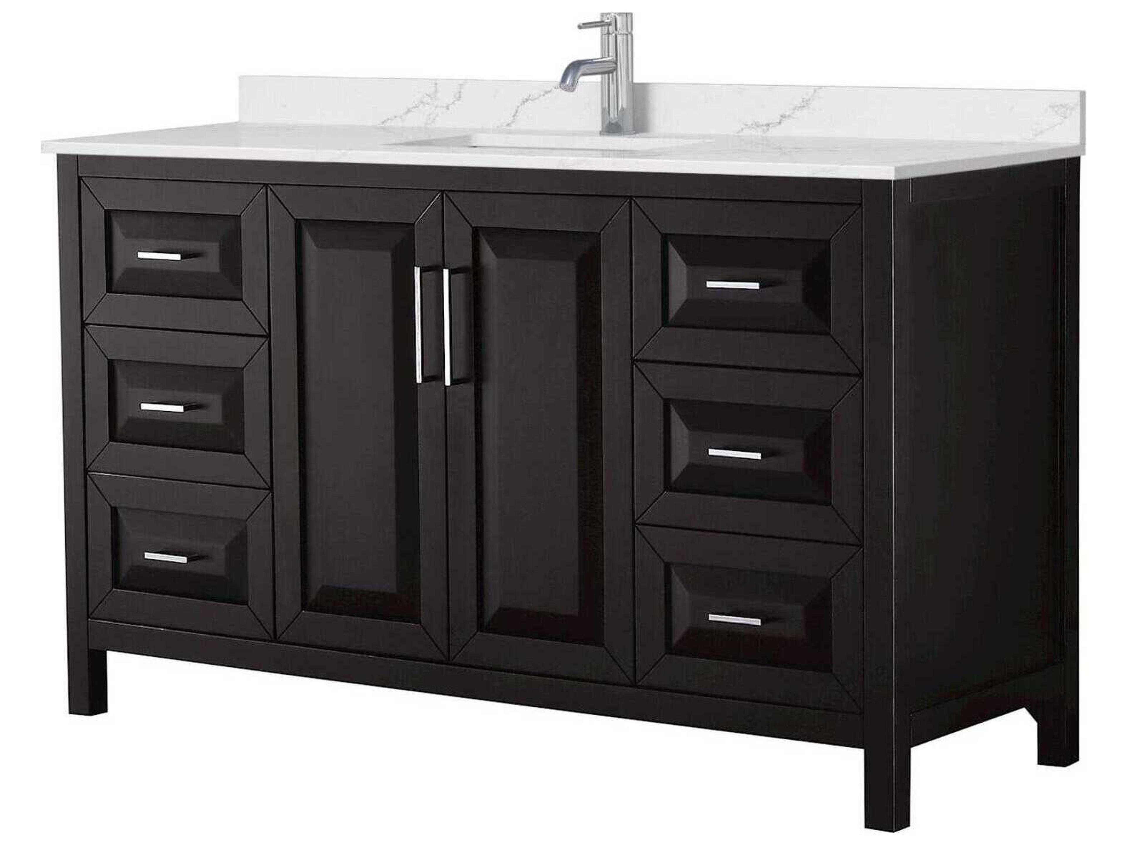 Daria 60" Dark Espresso Vanity