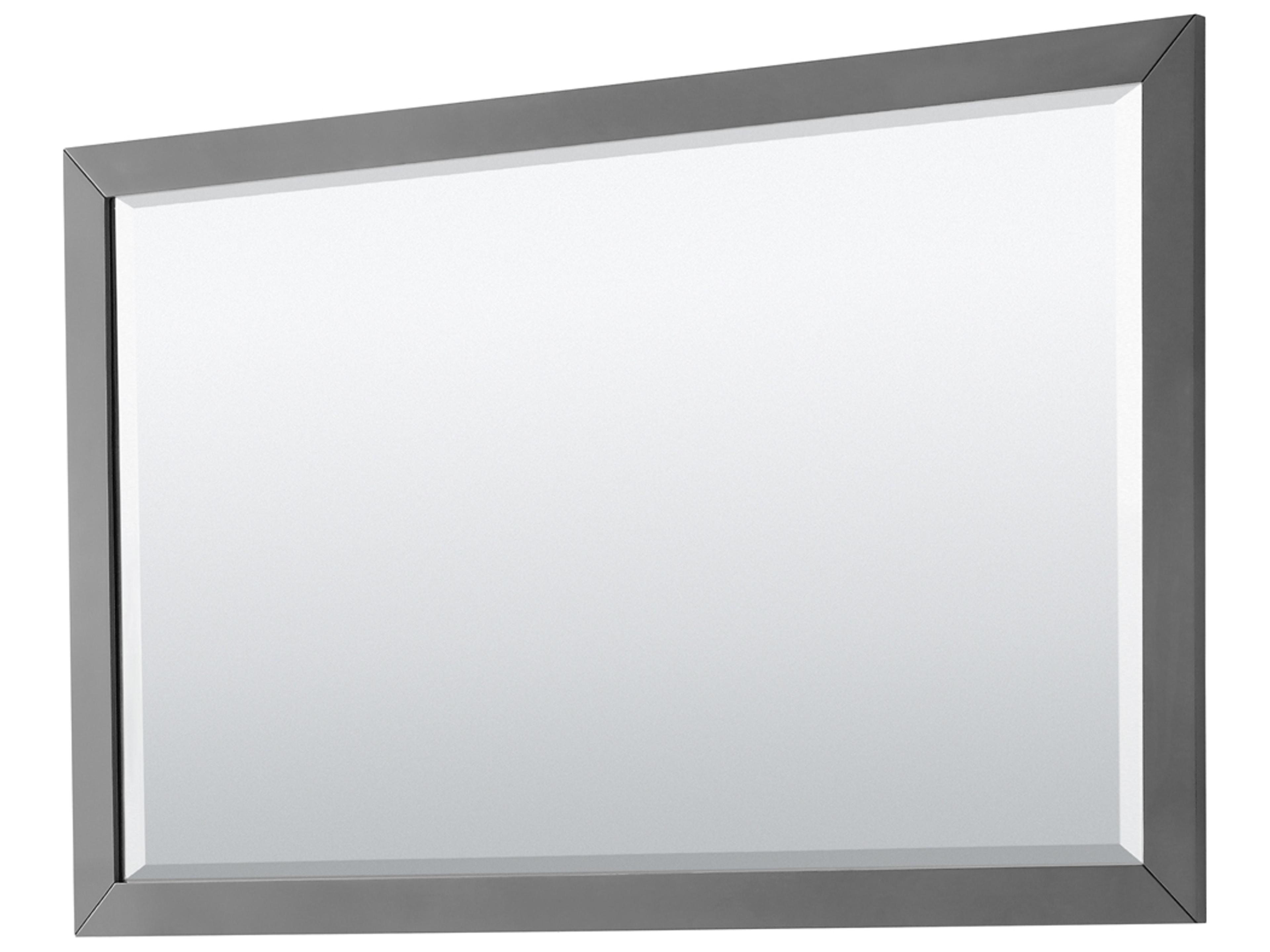 Wyndham Collection Daria 59" Dark Gray Vanity with 58" Mirror