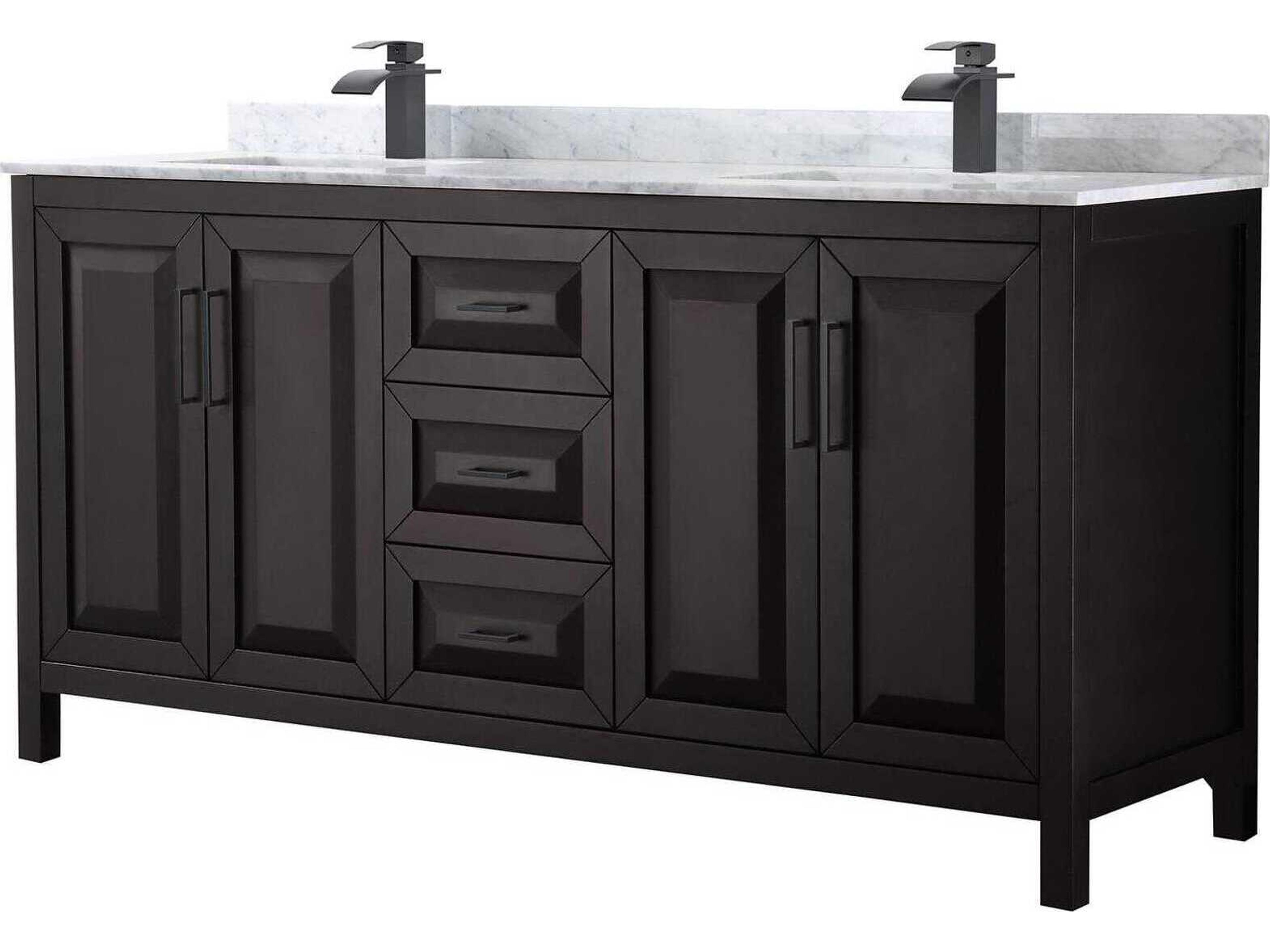 Wyndham Collection Daria 72" Dark Espresso Vanity