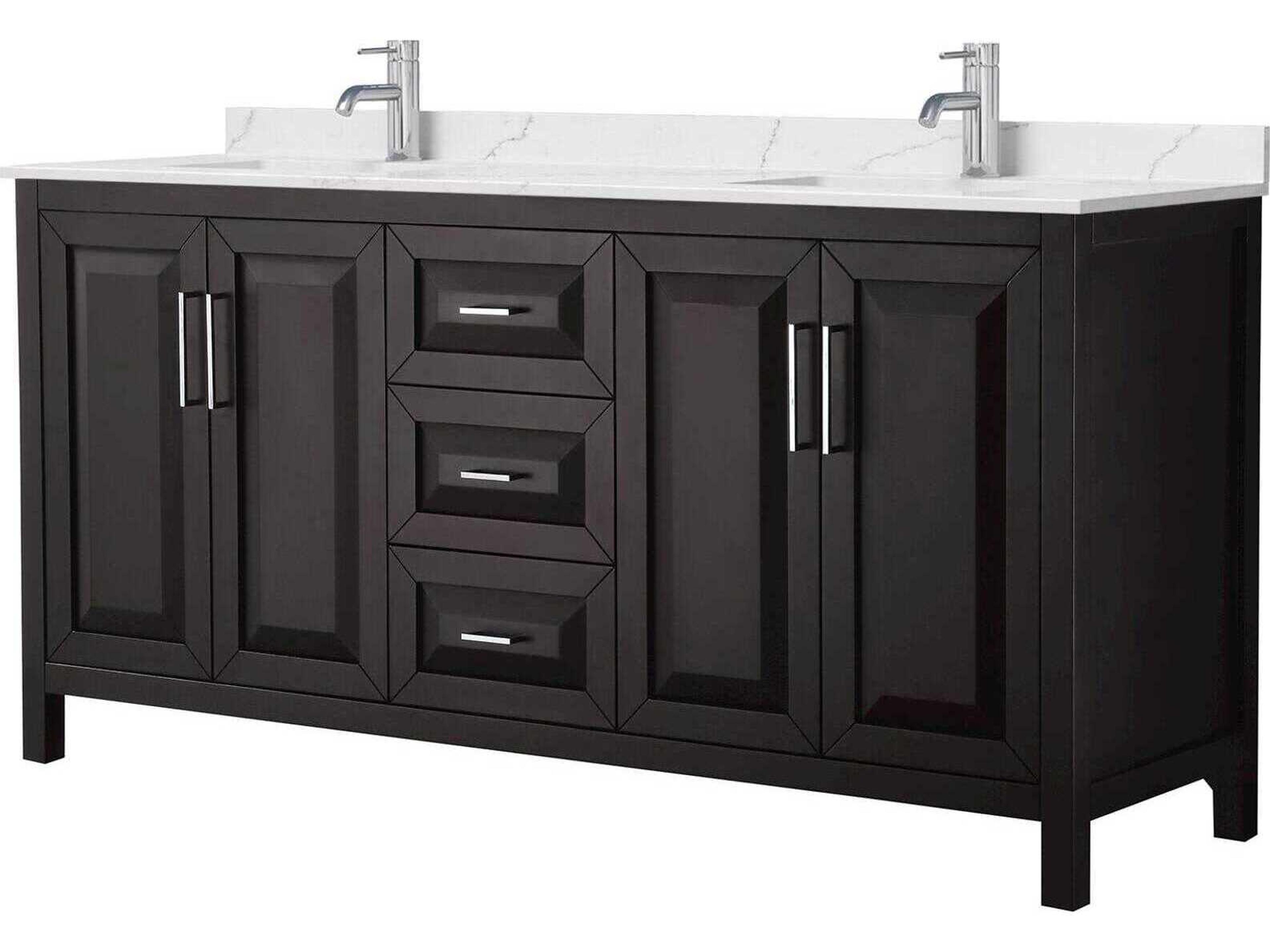 Daria 72" Dark Espresso Vanity