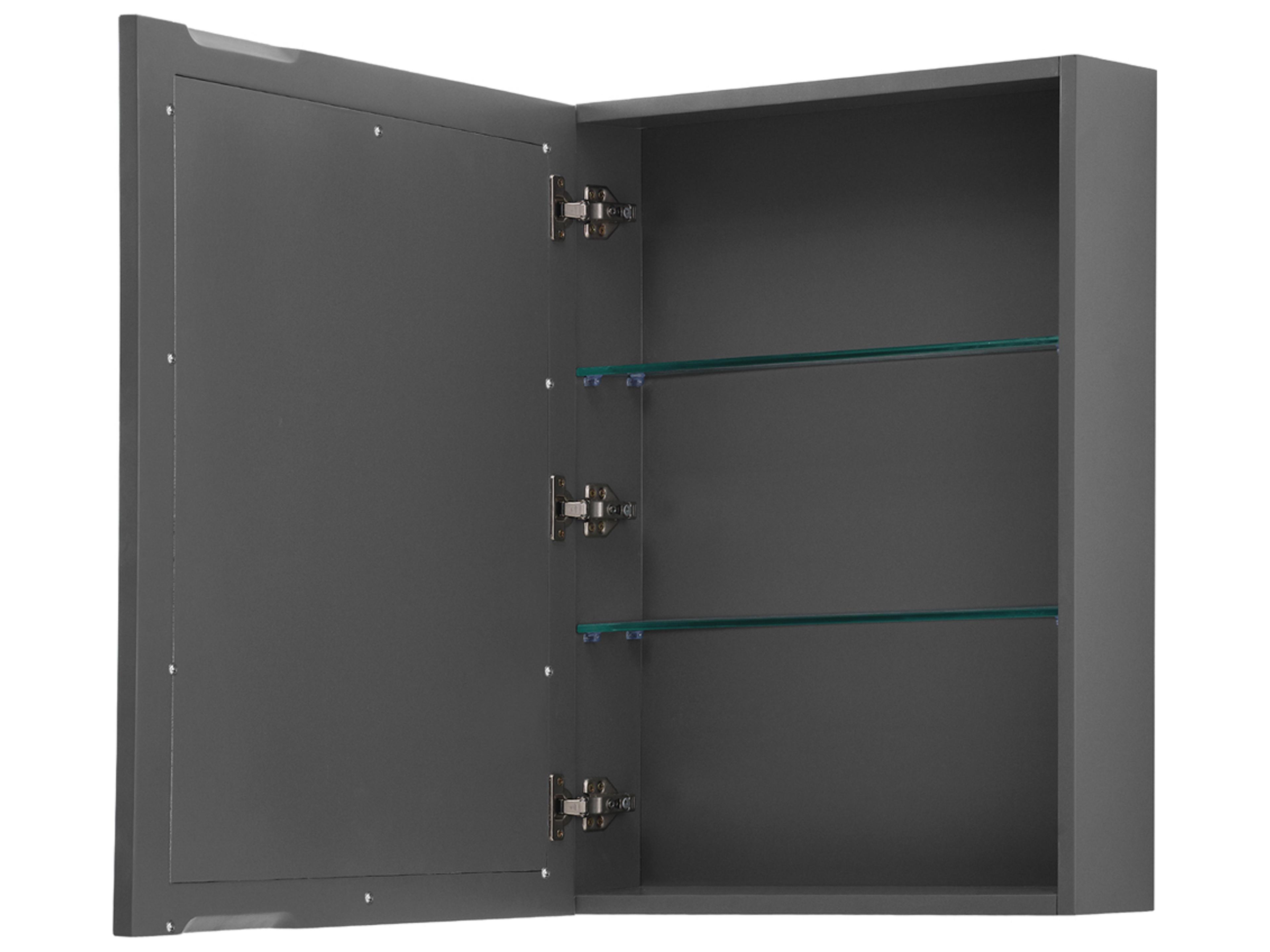 Wyndham Collection Daria 71" Dark Gray Vanity with Medicine Cabinet