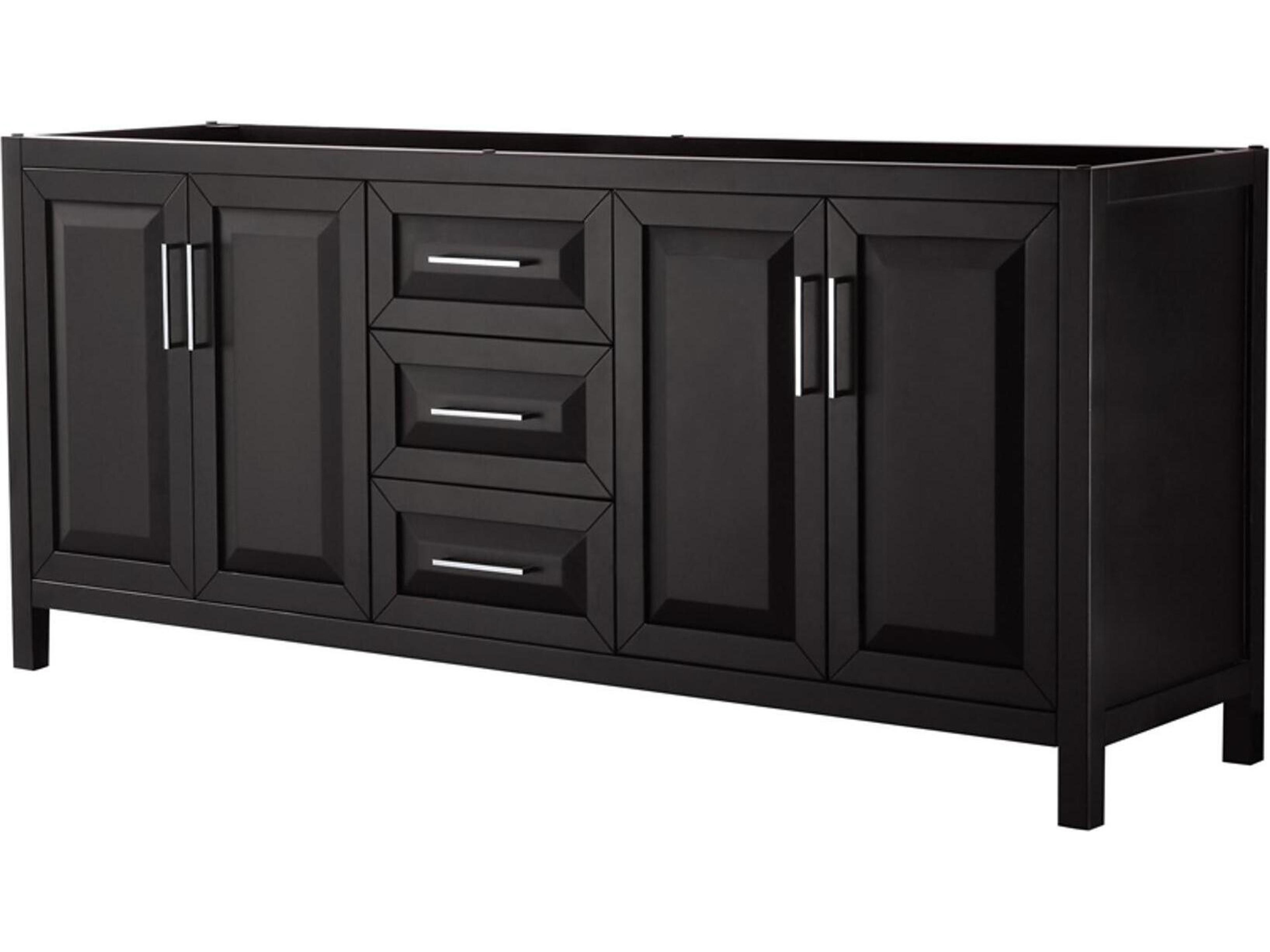 Daria 79" Dark Espresso Vanity