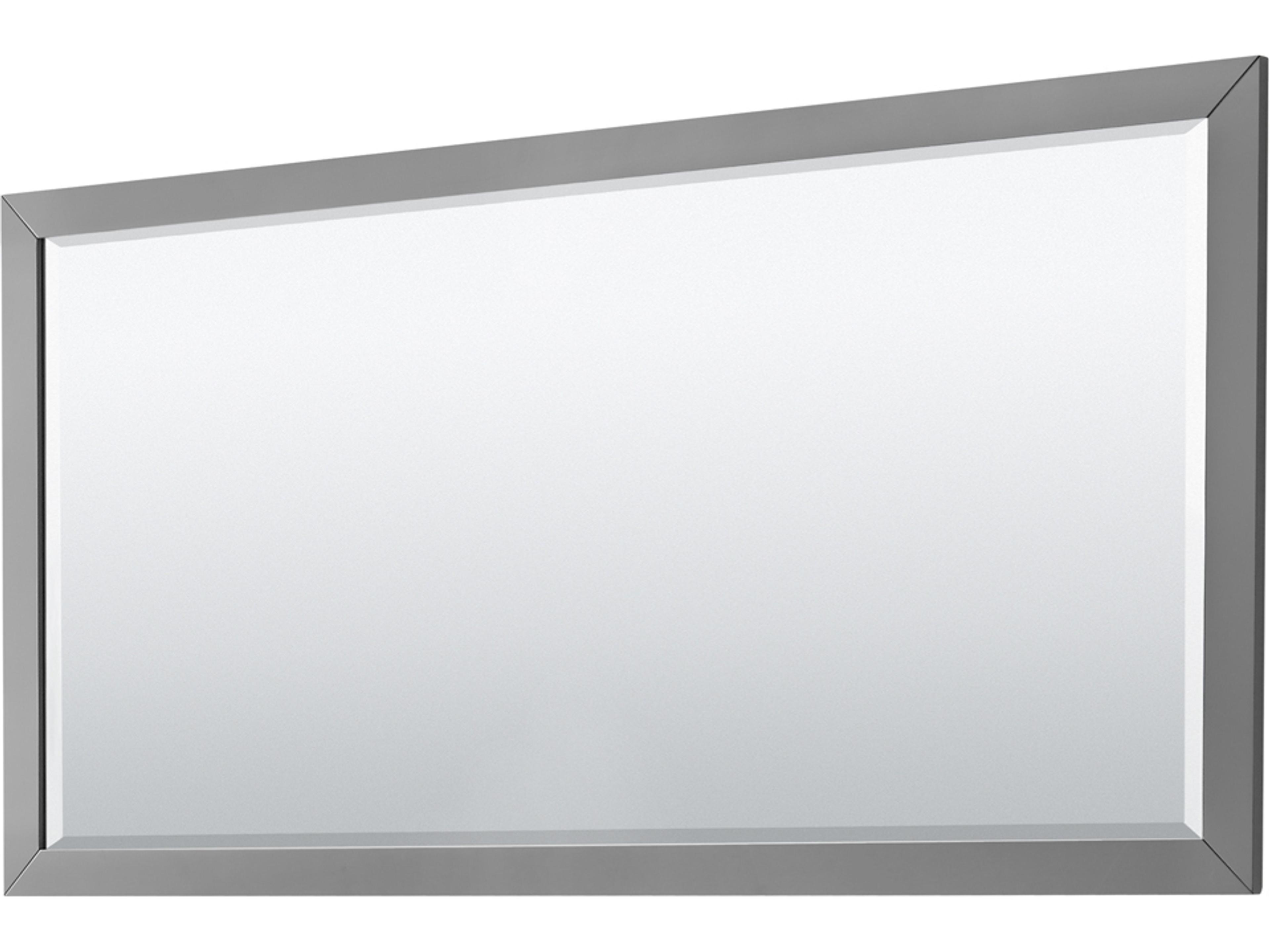 Wyndham Collection Daria 79" Dark Gray Vanity with 70" Mirror