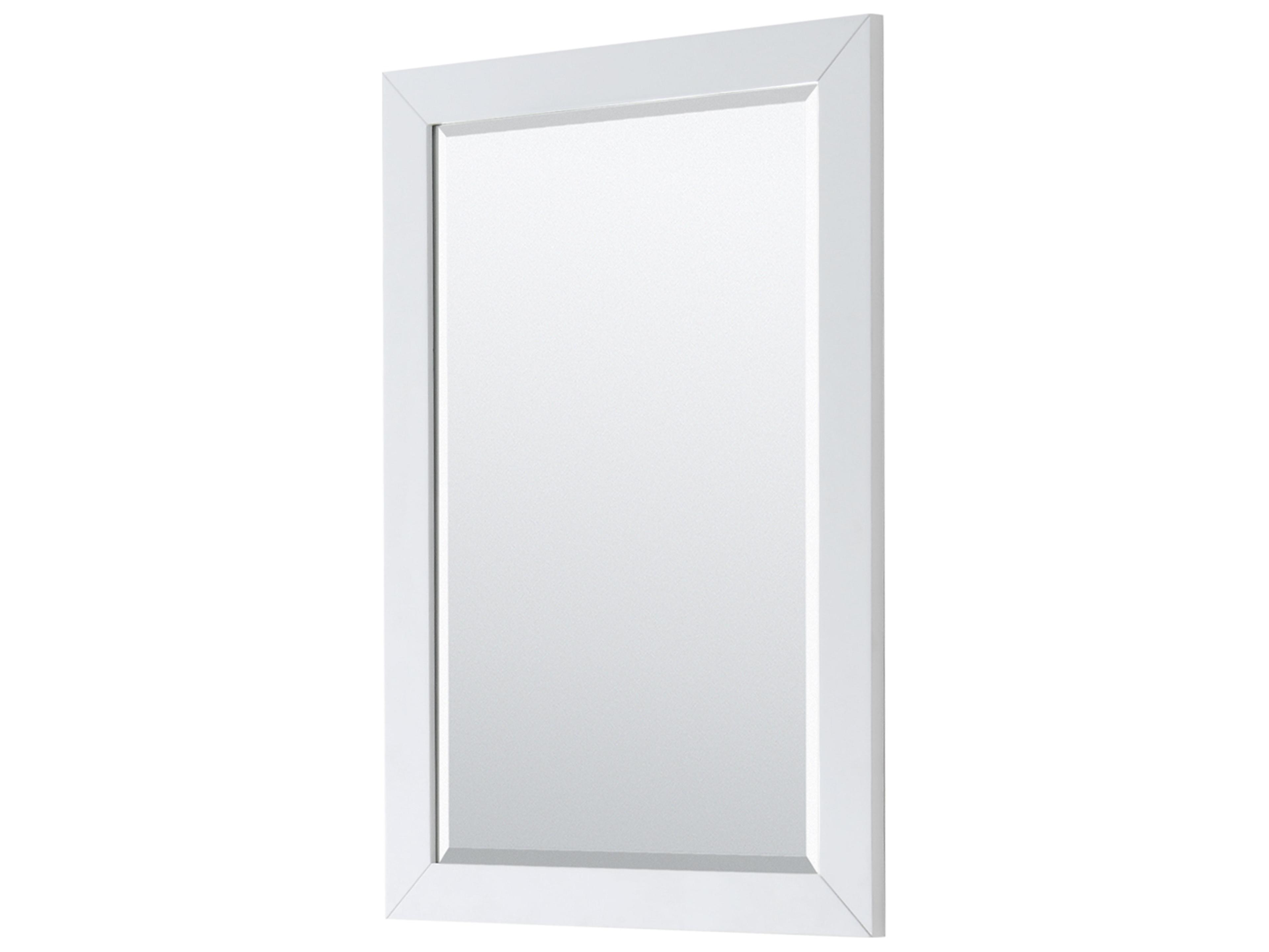 Wyndham Collection Daria 79" White Vanity with 24" Mirror