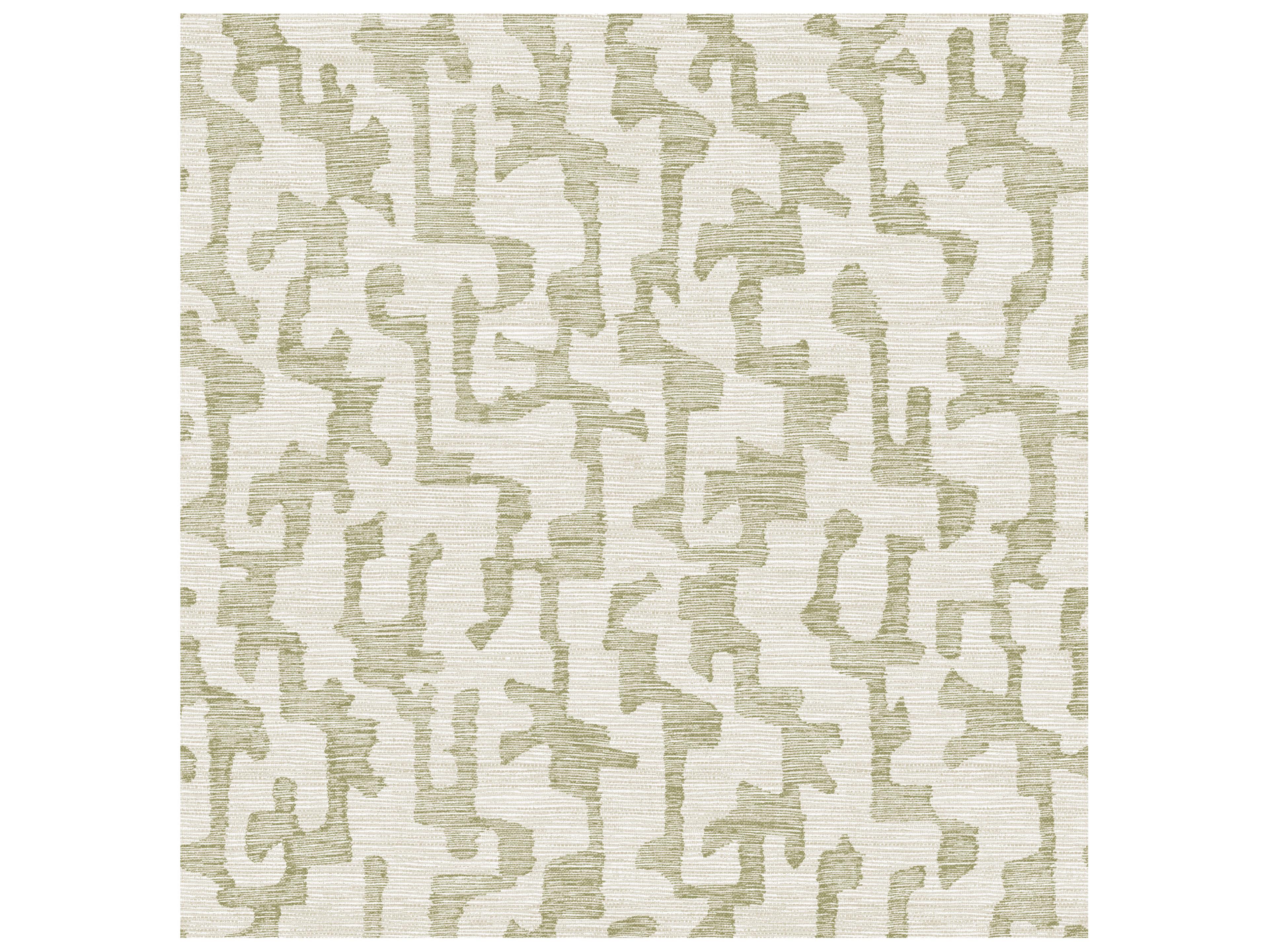 Drew & Jonathan Home Fifth Edition Moss Faux Grasscloth Wallpaper