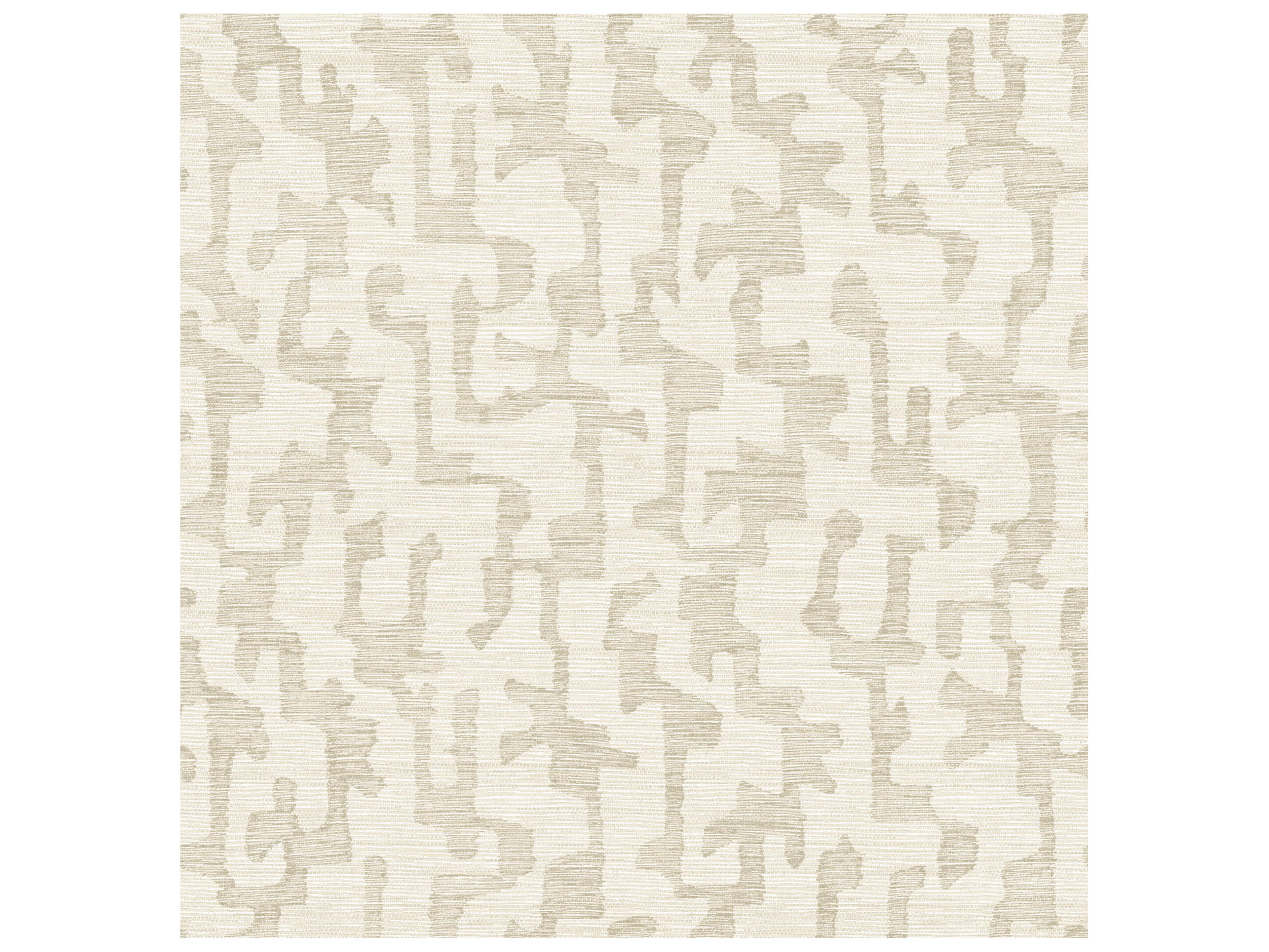 Drew & Jonathan Home Fifth Edition Beige Faux Grasscloth Wallpaper