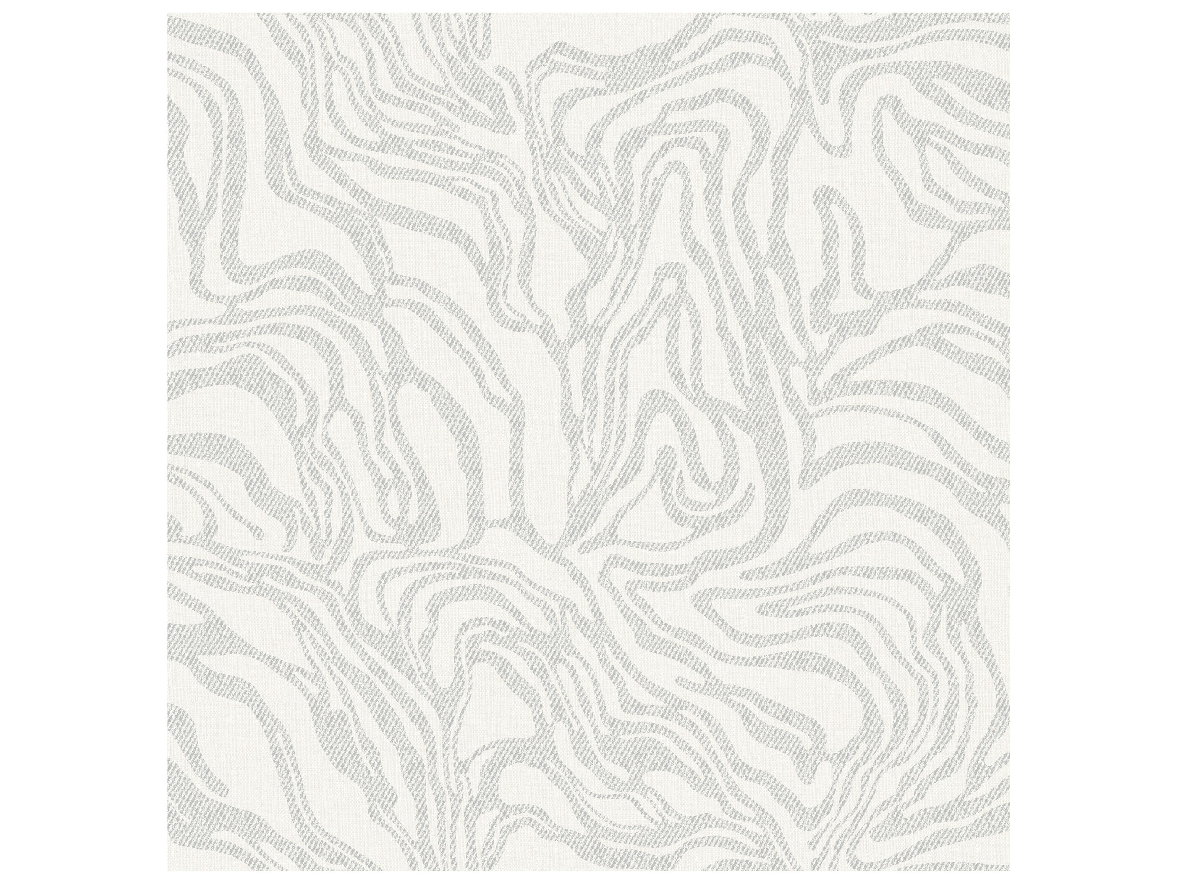 Drew & Jonathan Home Fifth Edition Silver Marbled Wallpaper