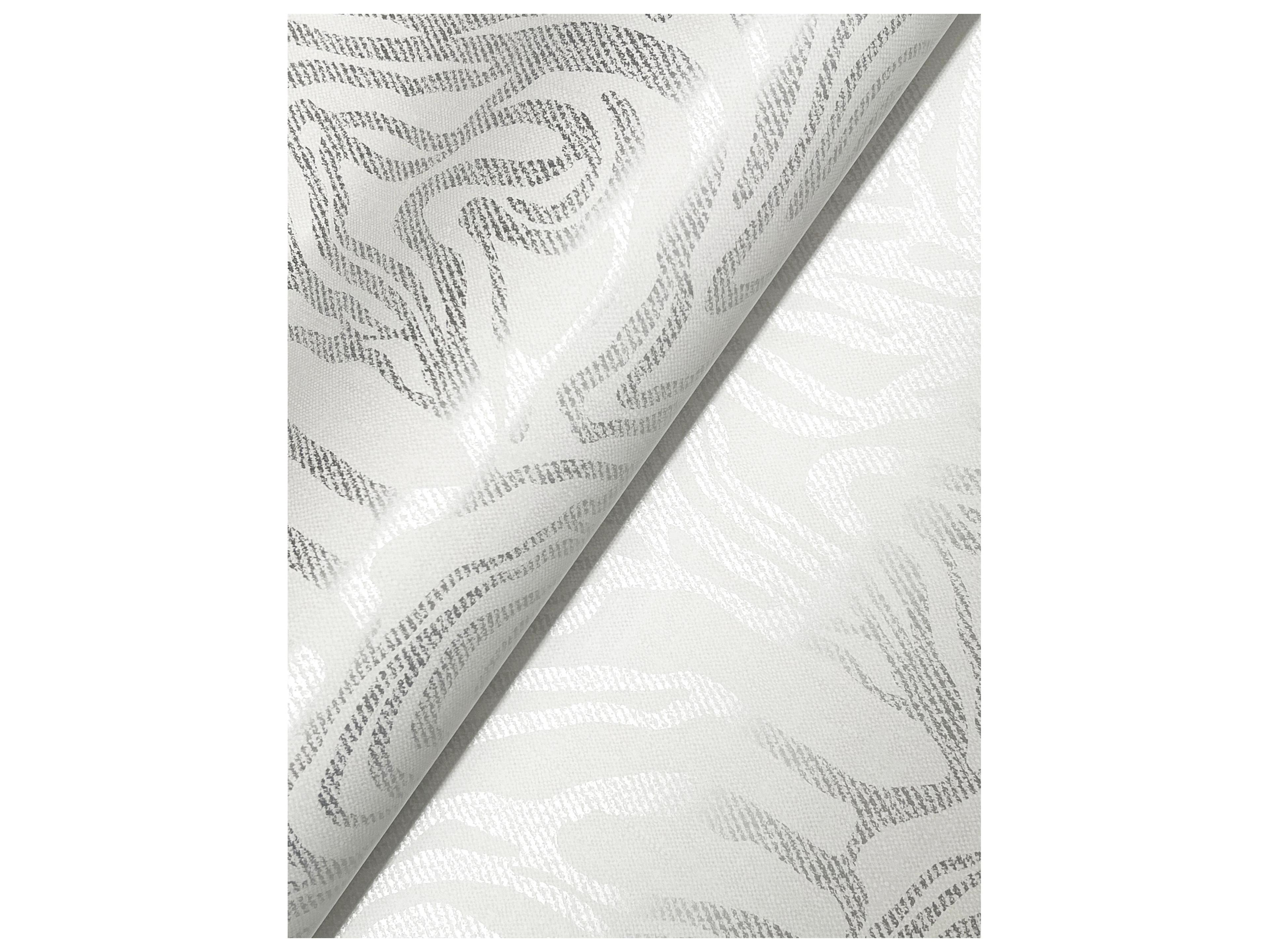 York Wallcoverings Drew & Jonathan Home Fifth Edition Silver Marbled Wallpaper