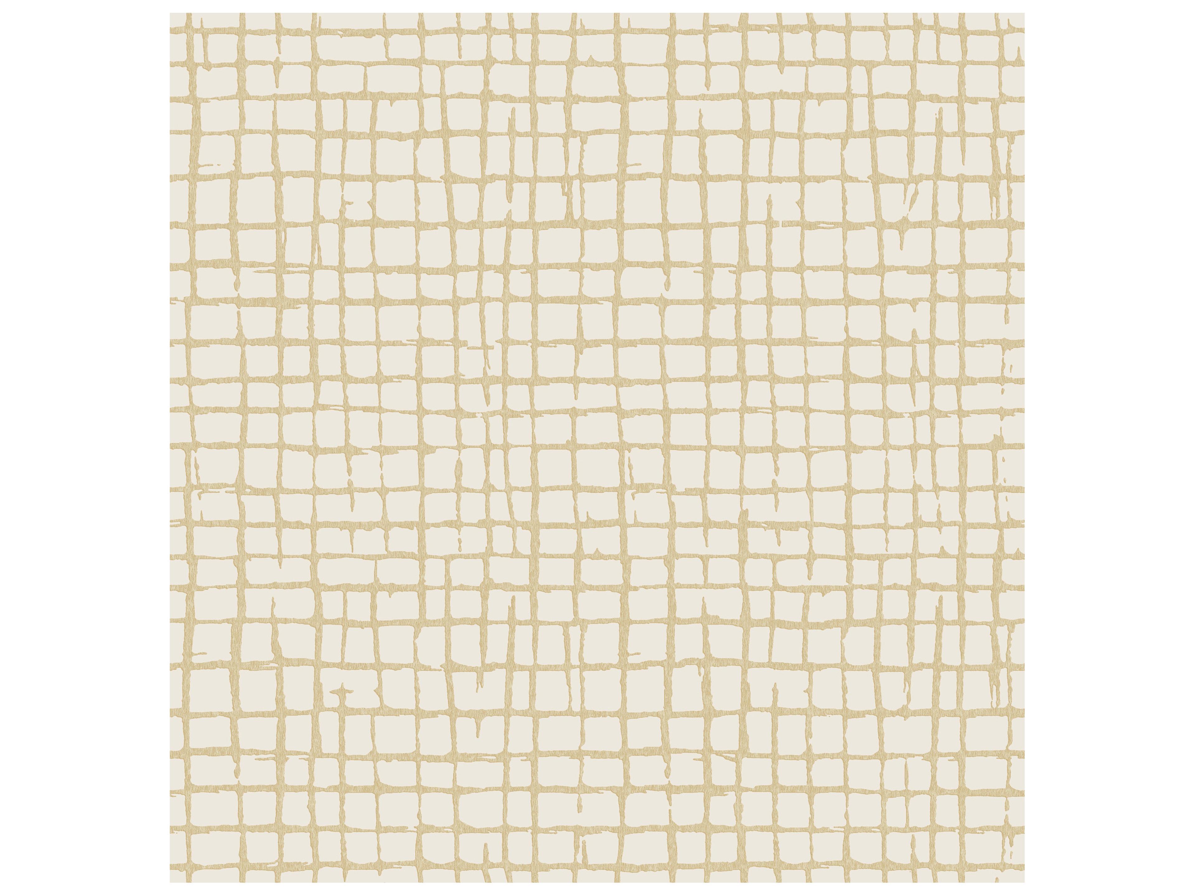 Drew & Jonathan Home Fifth Edition Pearl Gridline Wallpaper