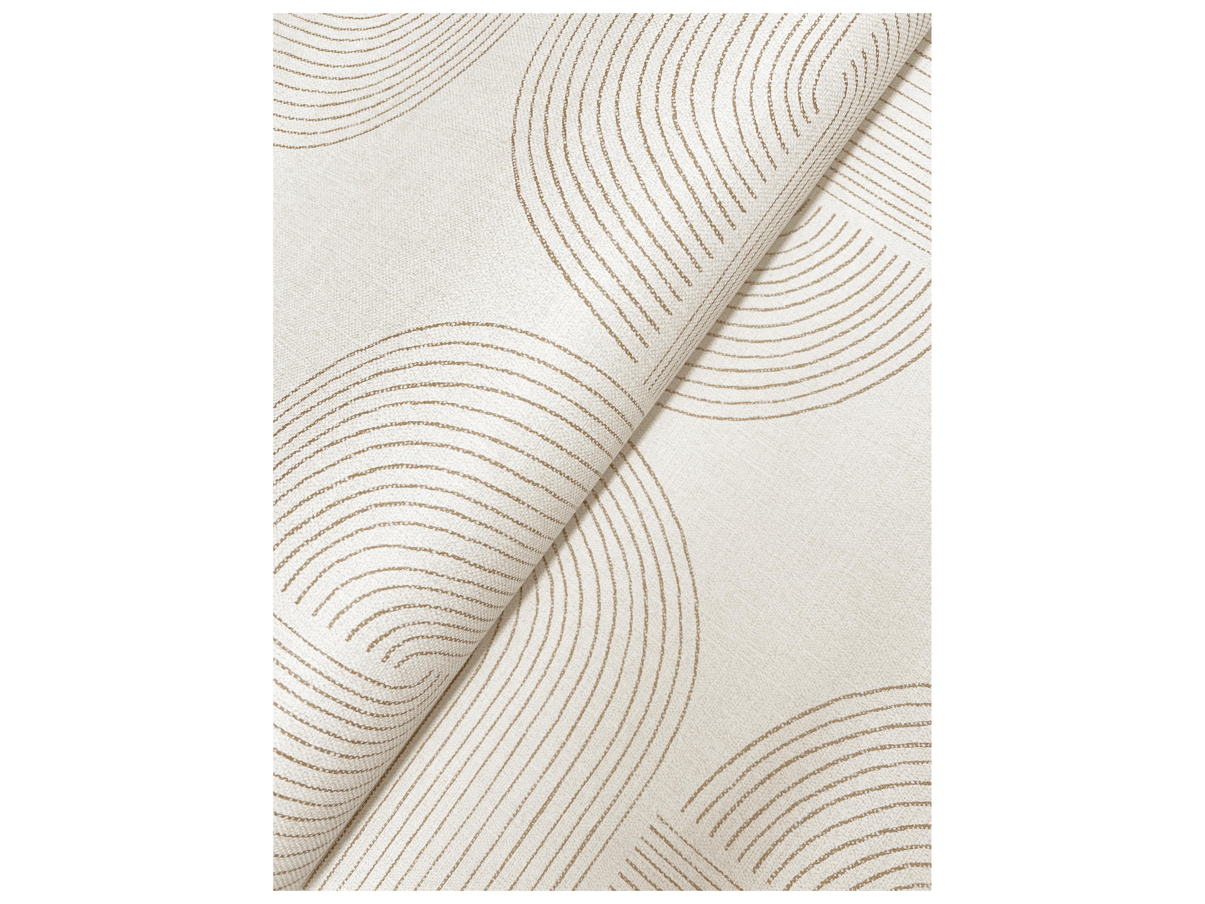 York Wallcoverings Drew & Jonathan Home Fifth Edition Wheat Spiral Arches Wallpaper