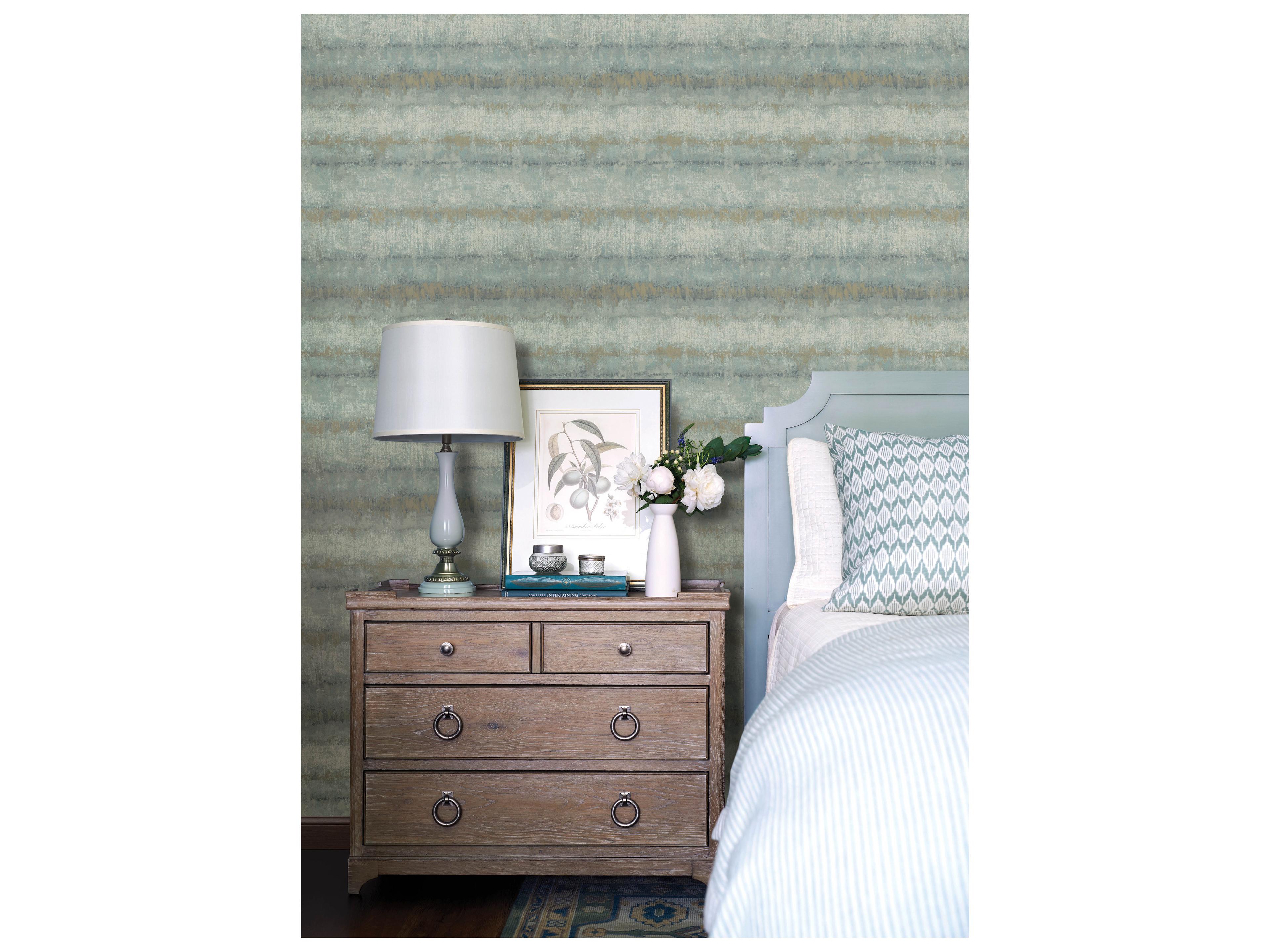 York Wallcoverings Drew & Jonathan Home Fifth Edition Light Blue Wallpaper