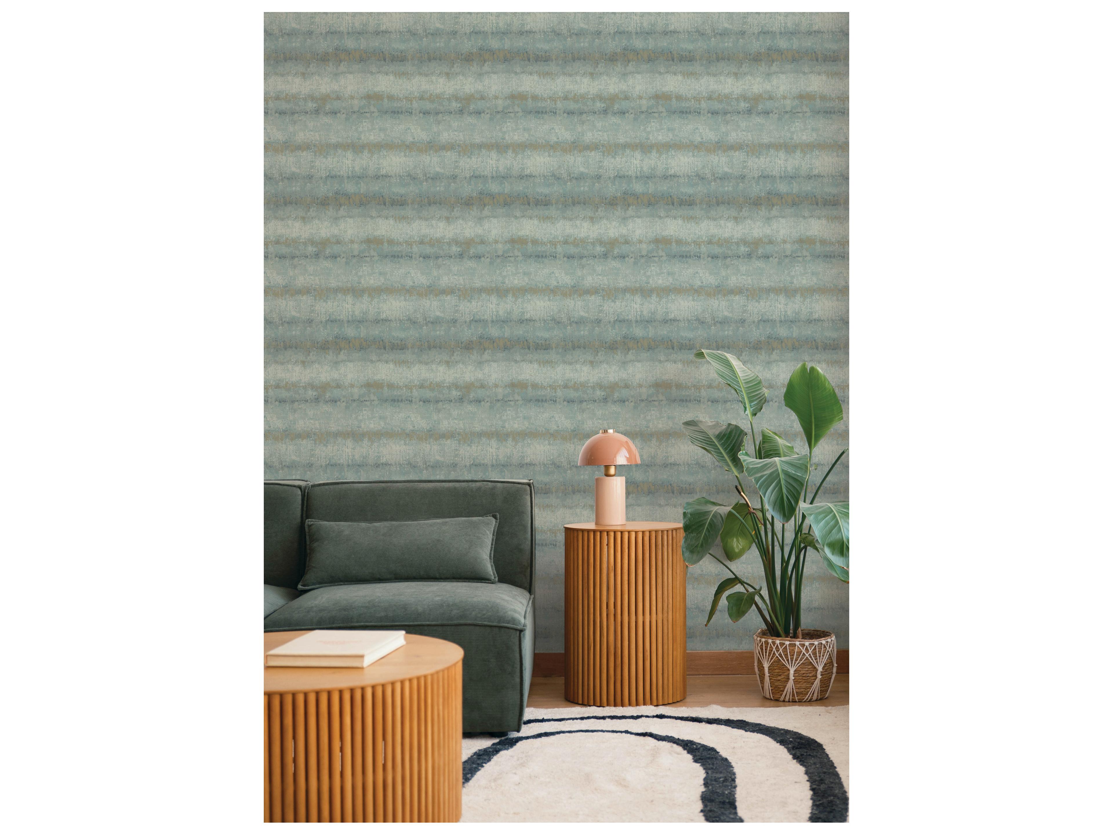 York Wallcoverings Drew & Jonathan Home Fifth Edition Light Blue Wallpaper