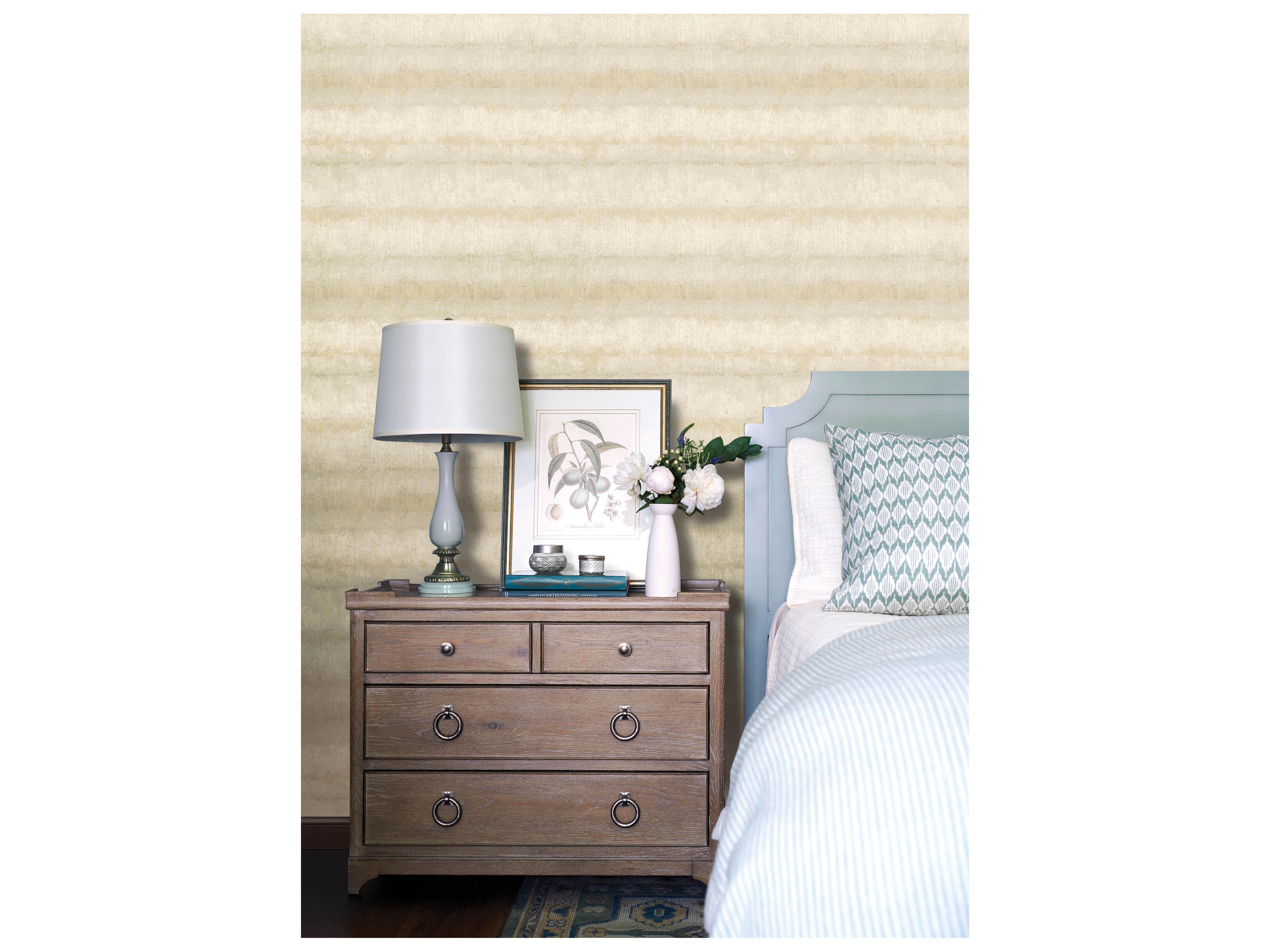 York Wallcoverings Drew & Jonathan Home Fifth Edition Neutral Wallpaper