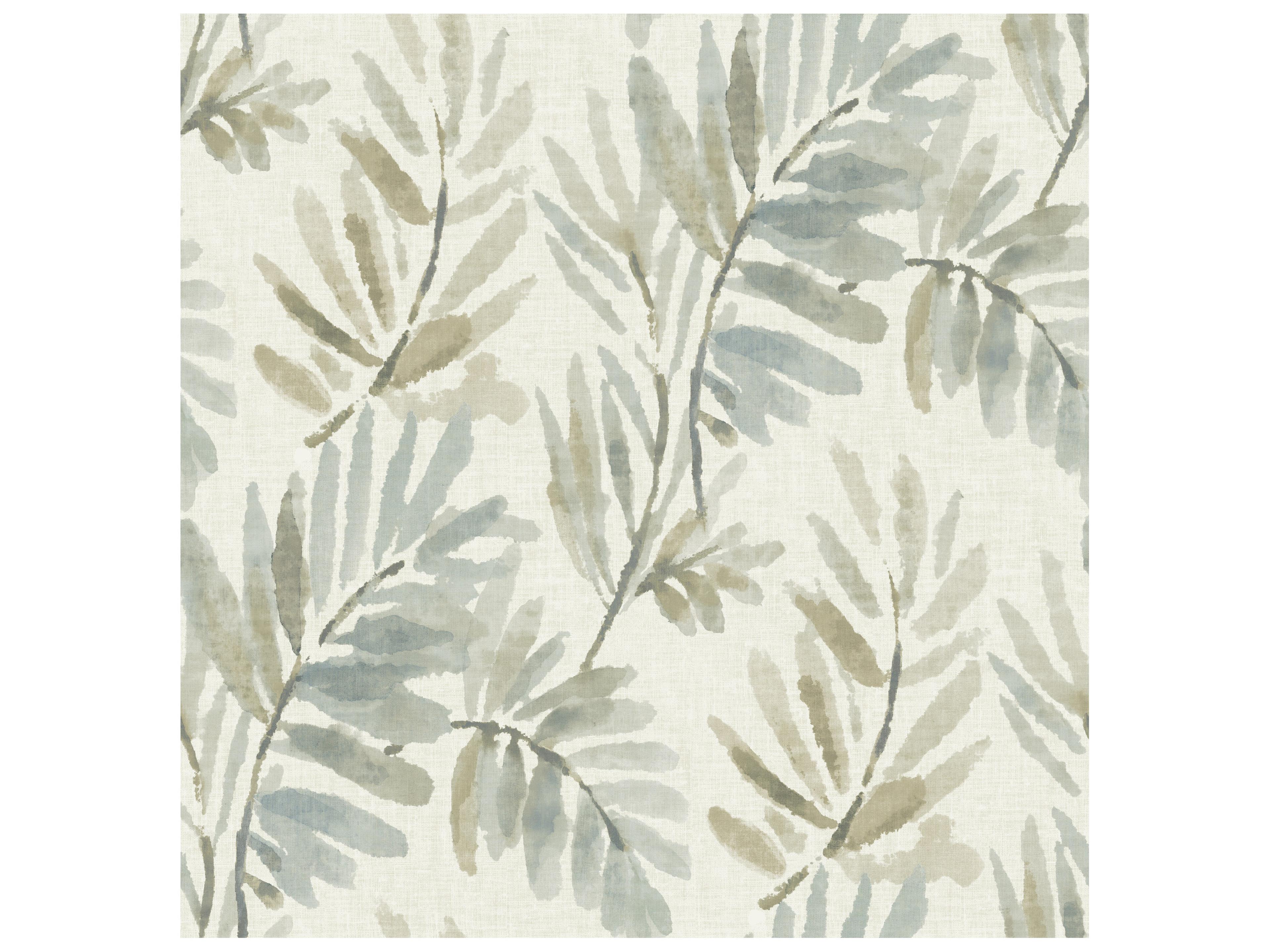 Drew & Jonathan Home Fifth Edition Aqua Ferns Wallpaper