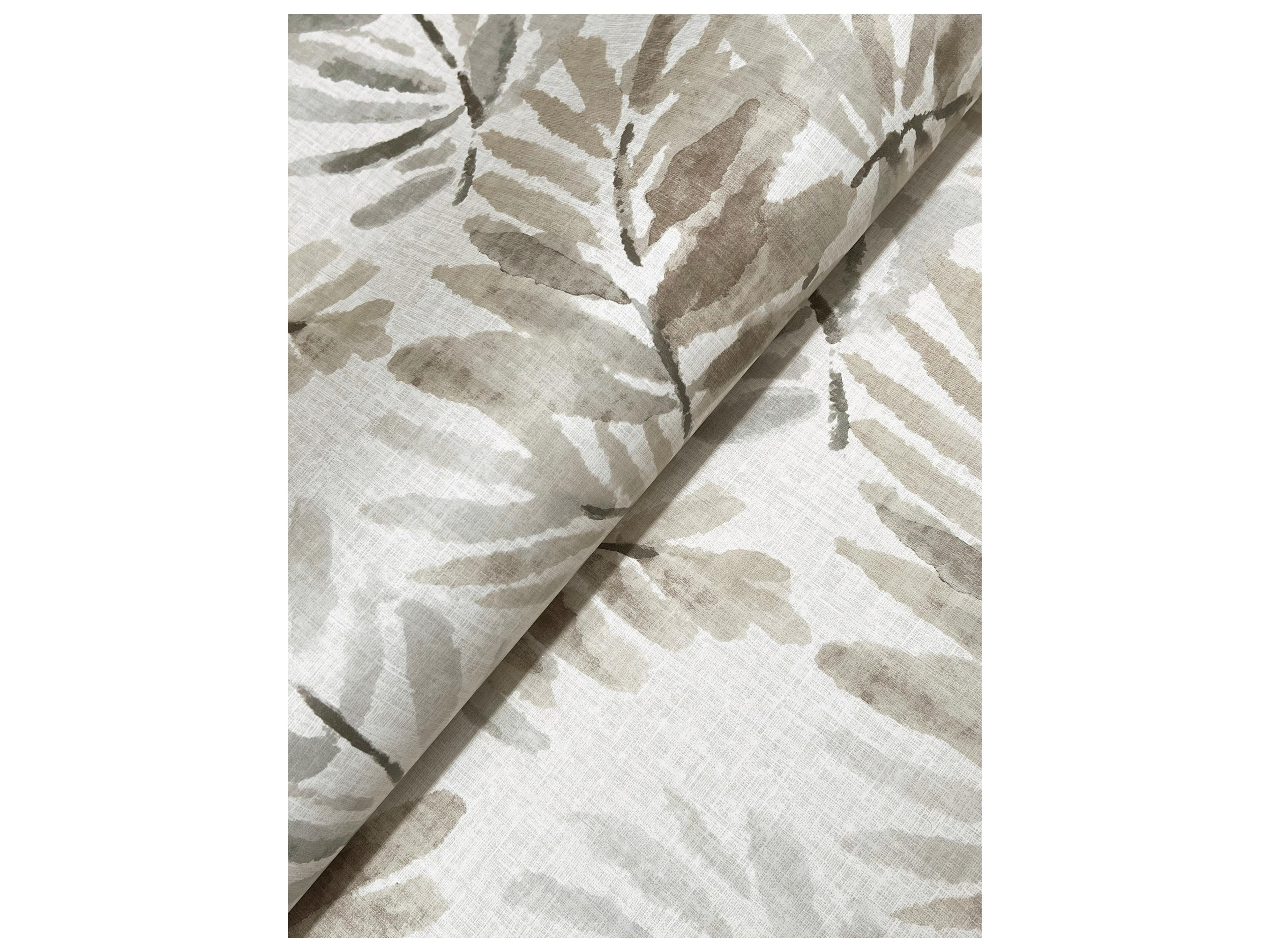 York Wallcoverings Drew & Jonathan Home Fifth Edition Grey Ferns Wallpaper