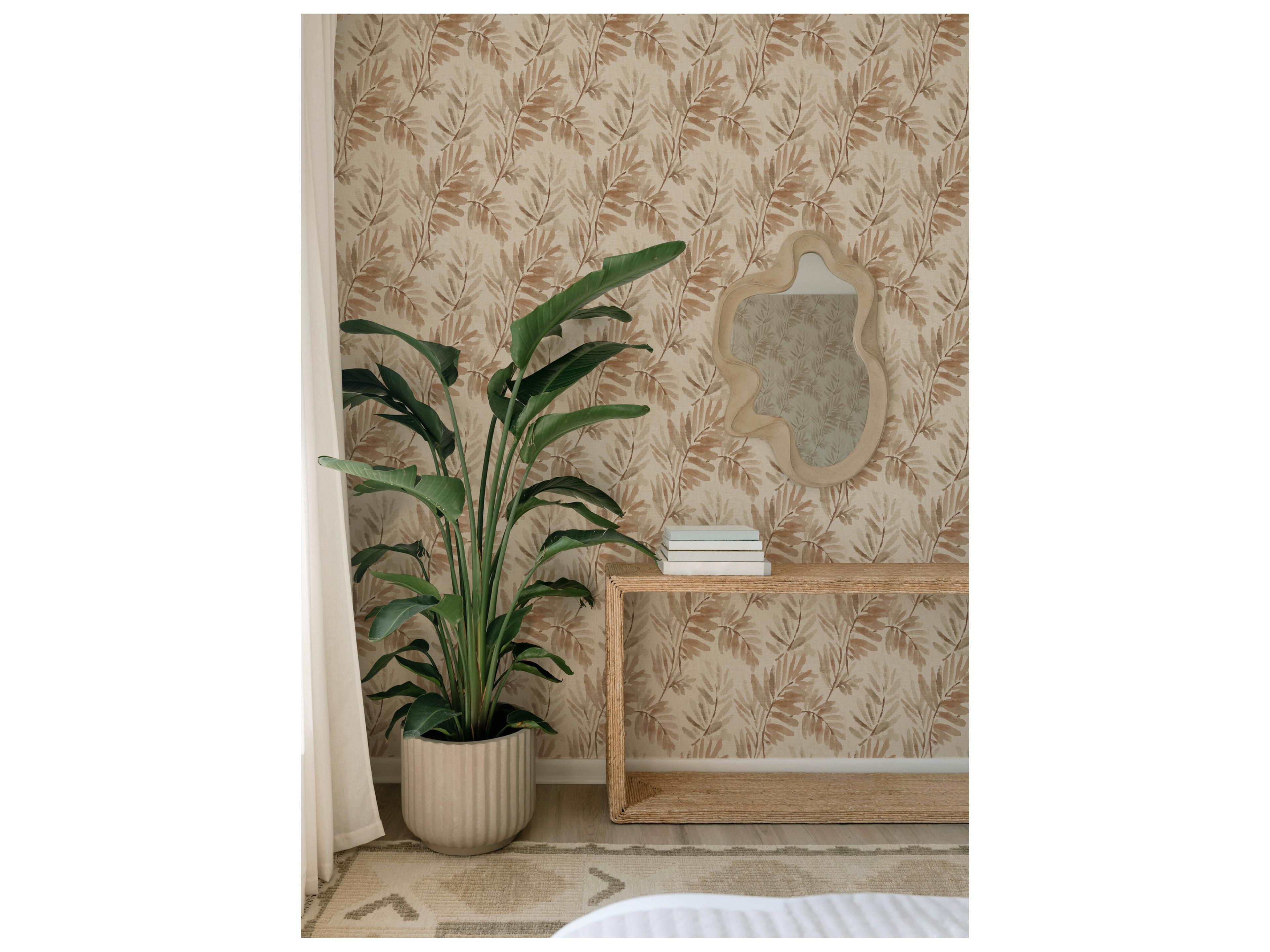 York Wallcoverings Drew & Jonathan Home Fifth Edition Blush Ferns Wallpaper