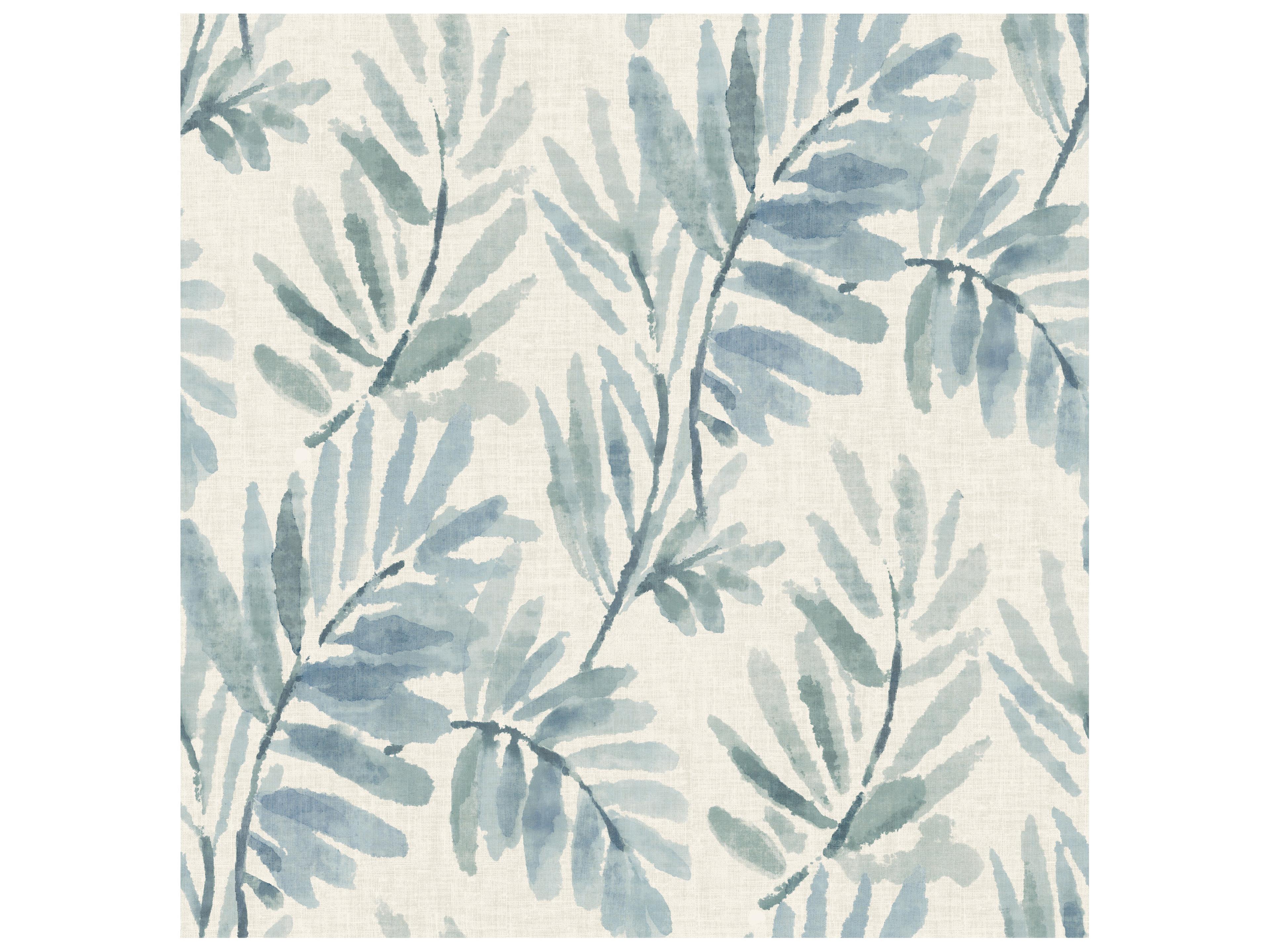 Drew & Jonathan Home Fifth Edition Blue Ferns Wallpaper