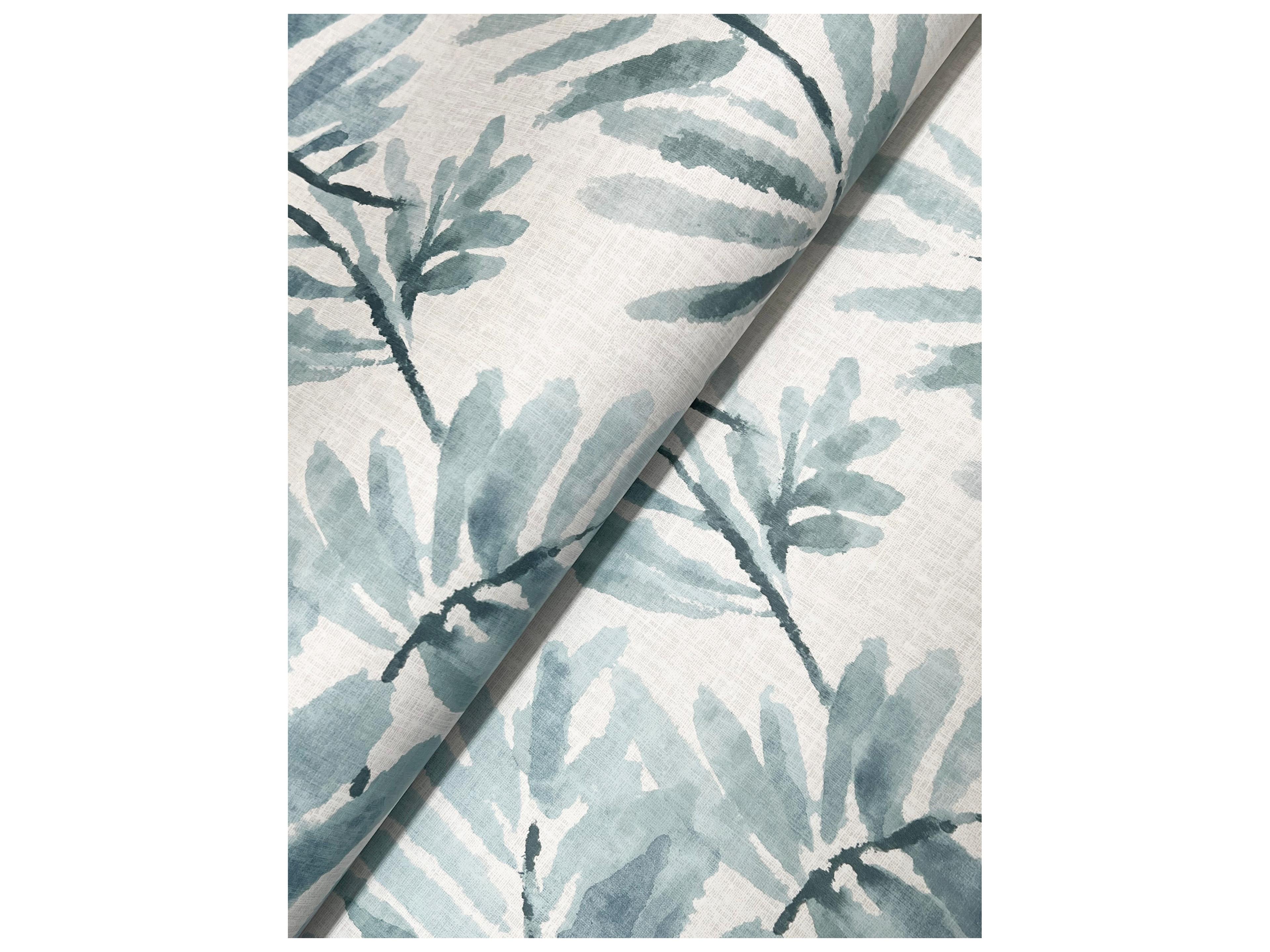 York Wallcoverings Drew & Jonathan Home Fifth Edition Blue Ferns Wallpaper