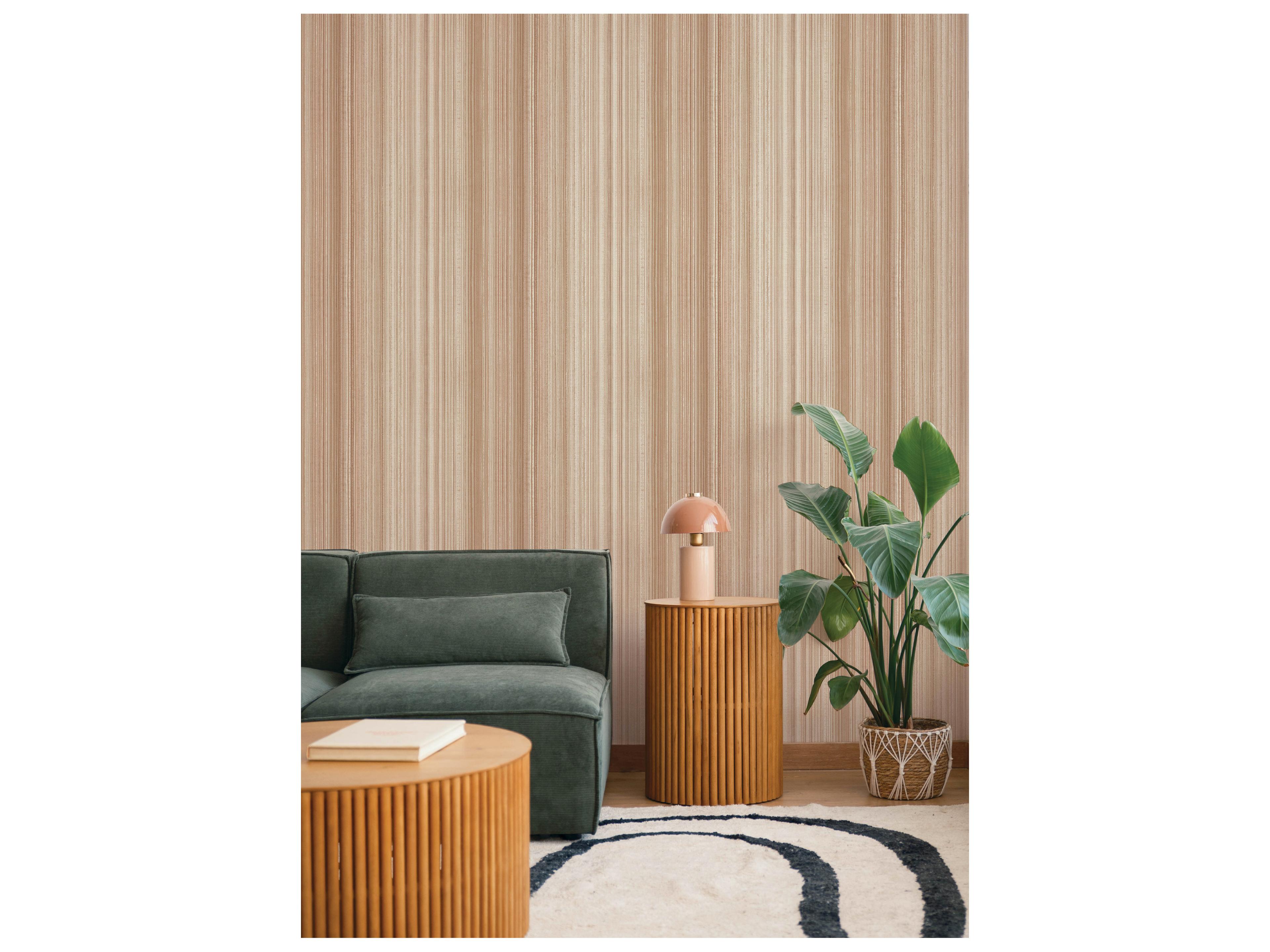 York Wallcoverings Drew & Jonathan Home Fifth Edition Blush Ombre Stripe Wallpaper