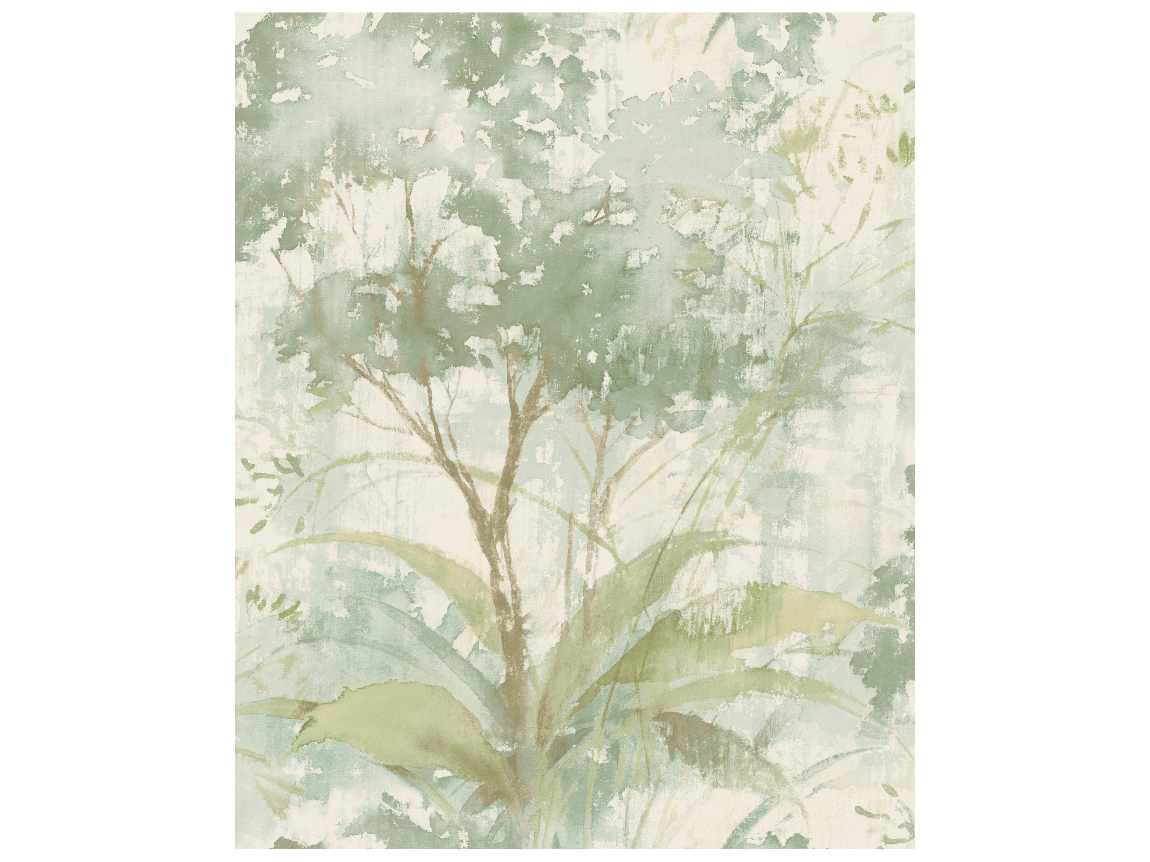 Mistwood Green Forest Unpasted Non-Woven Wallpaper